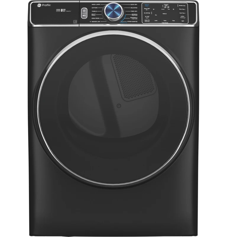 GE Profile 7.8 cu. ft. Capacity Smart Front Load Gas Dryer with Steam and Sanitize Cycle Carbon Graphite PFD95GSPTDS Picture 1