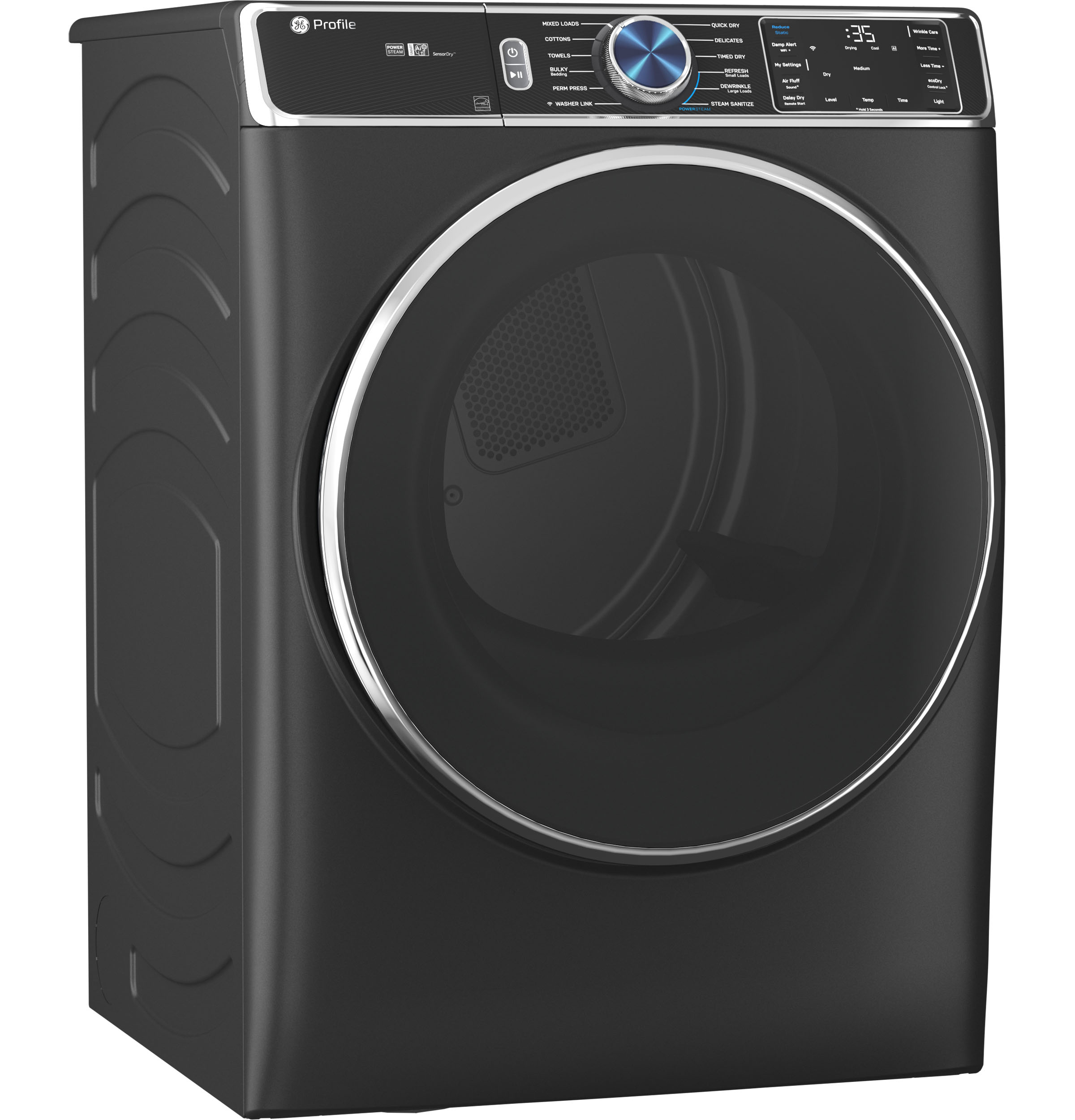 7.8 cu. ft. Capacity Smart Front Load Gas Dryer with Steam and Sanitize Cycle PFD95GSPTDS
