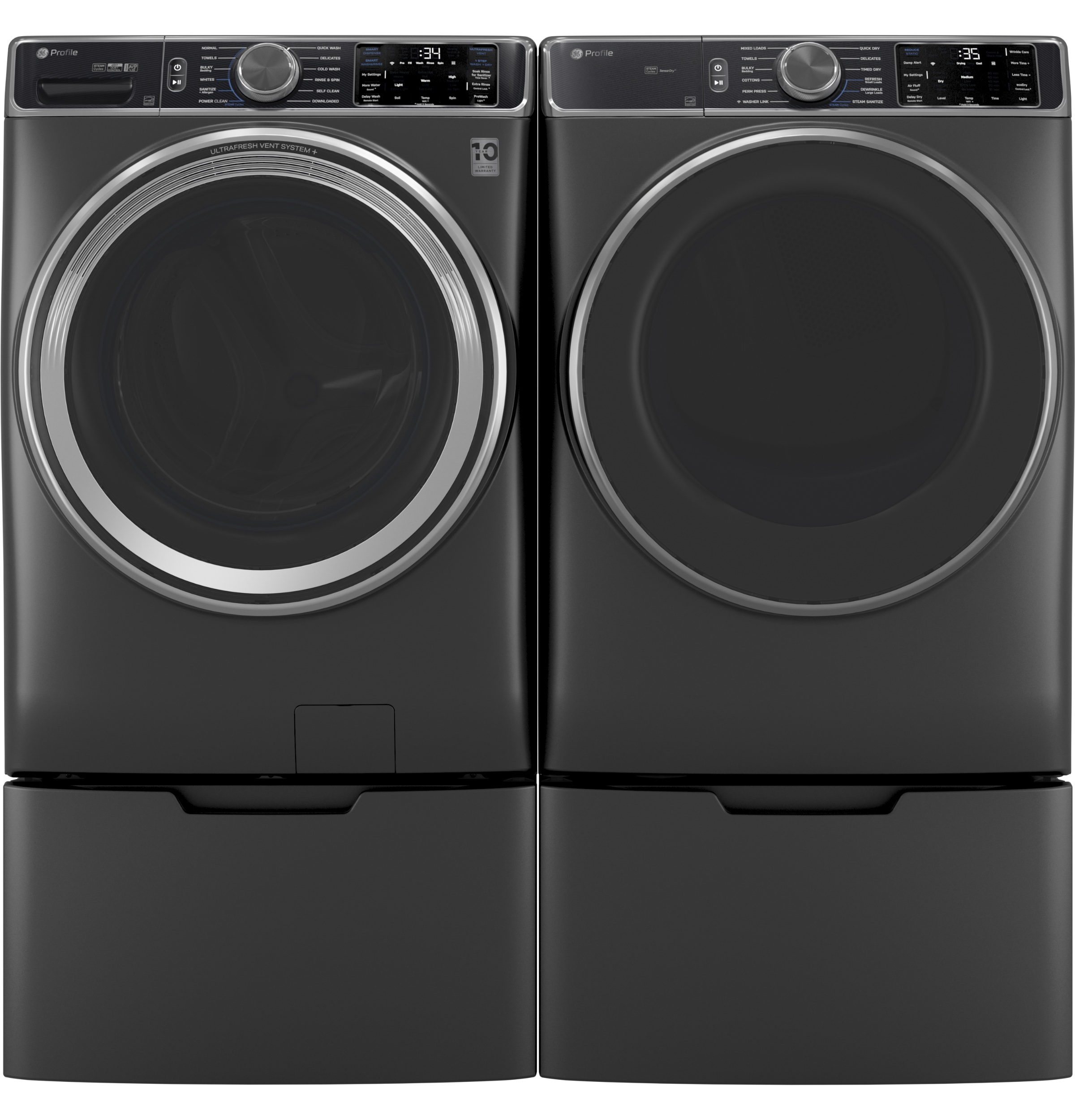 7.8 cu. ft. Capacity Smart Front Load Gas Dryer with Steam and Sanitize Cycle view 18