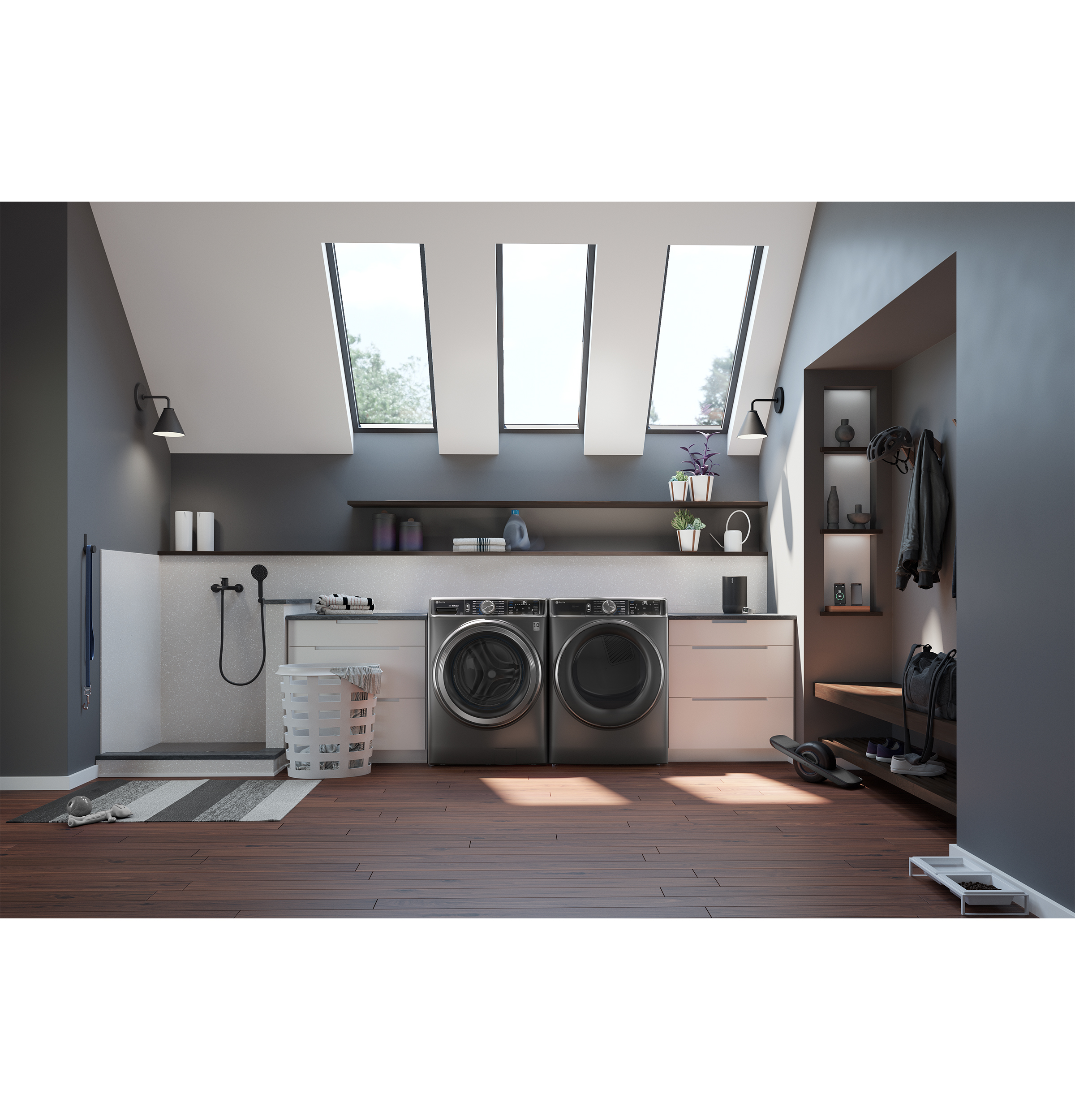 7.8 cu. ft. Capacity Smart Front Load Gas Dryer with Steam and Sanitize Cycle view 16