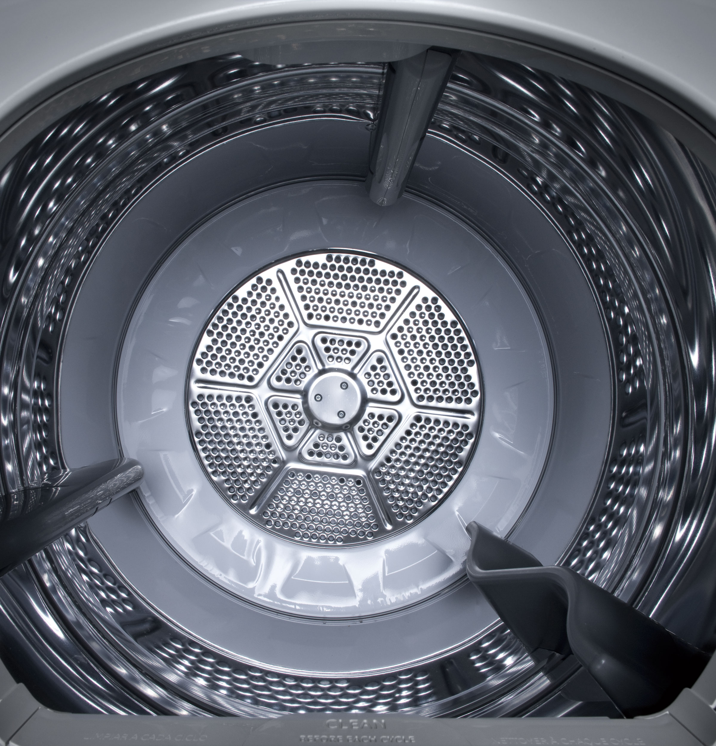 7.5 cu. ft. stainless steel capacity frontload dryer with Steam PFDS450ELWW