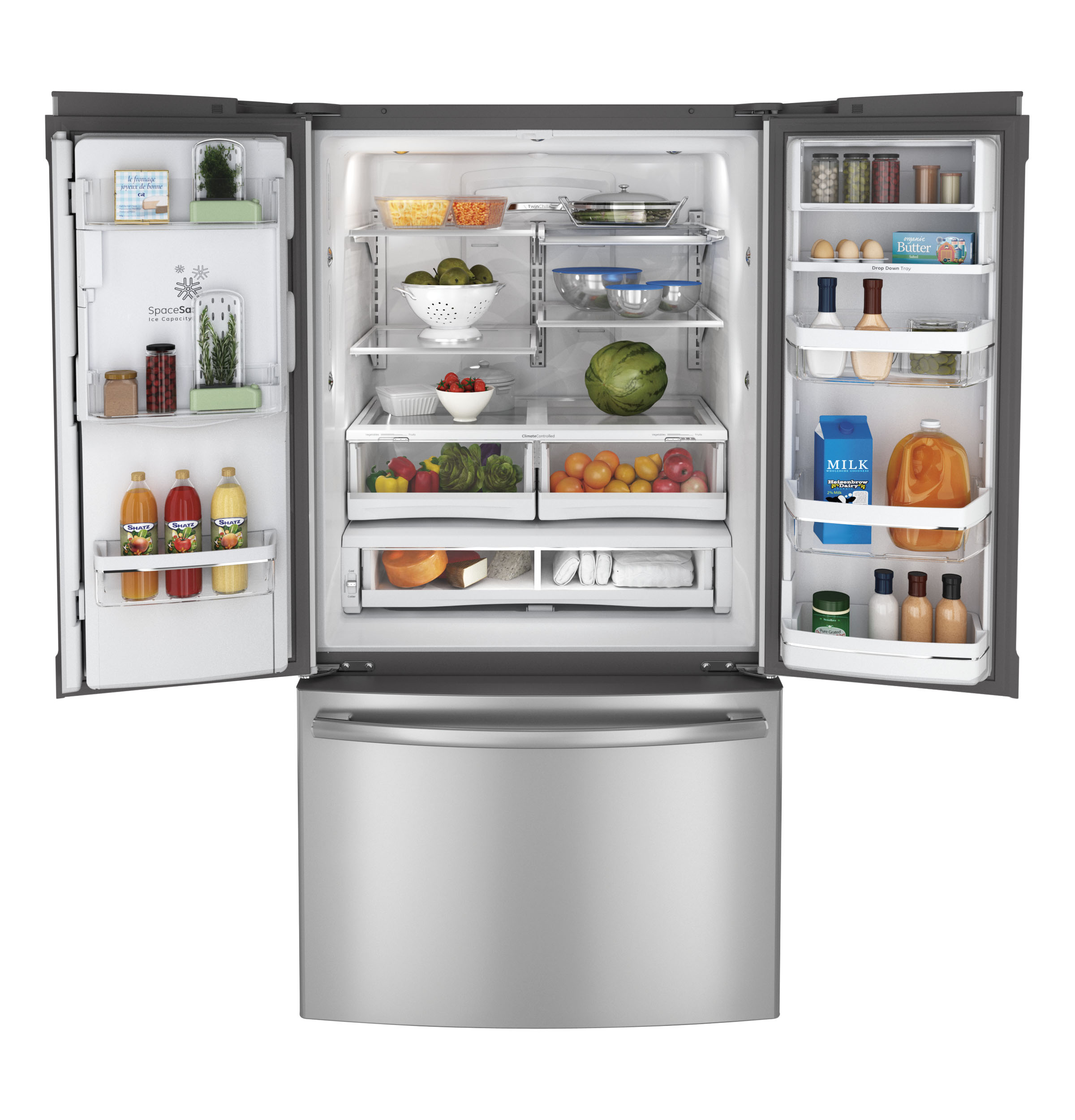 Series 26.7 Cu. Ft. French-Door Refrigerator PFE27KSDSS