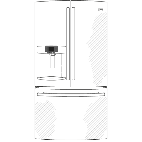 Series 26.7 Cu. Ft. French-Door Refrigerator PFE27KSDSS