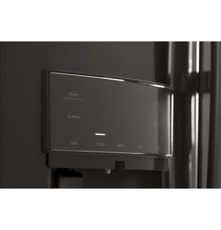 27.7 Cu. Ft. French-Door Refrigerator with Hands-Free AutoFill PFE28KBLTS