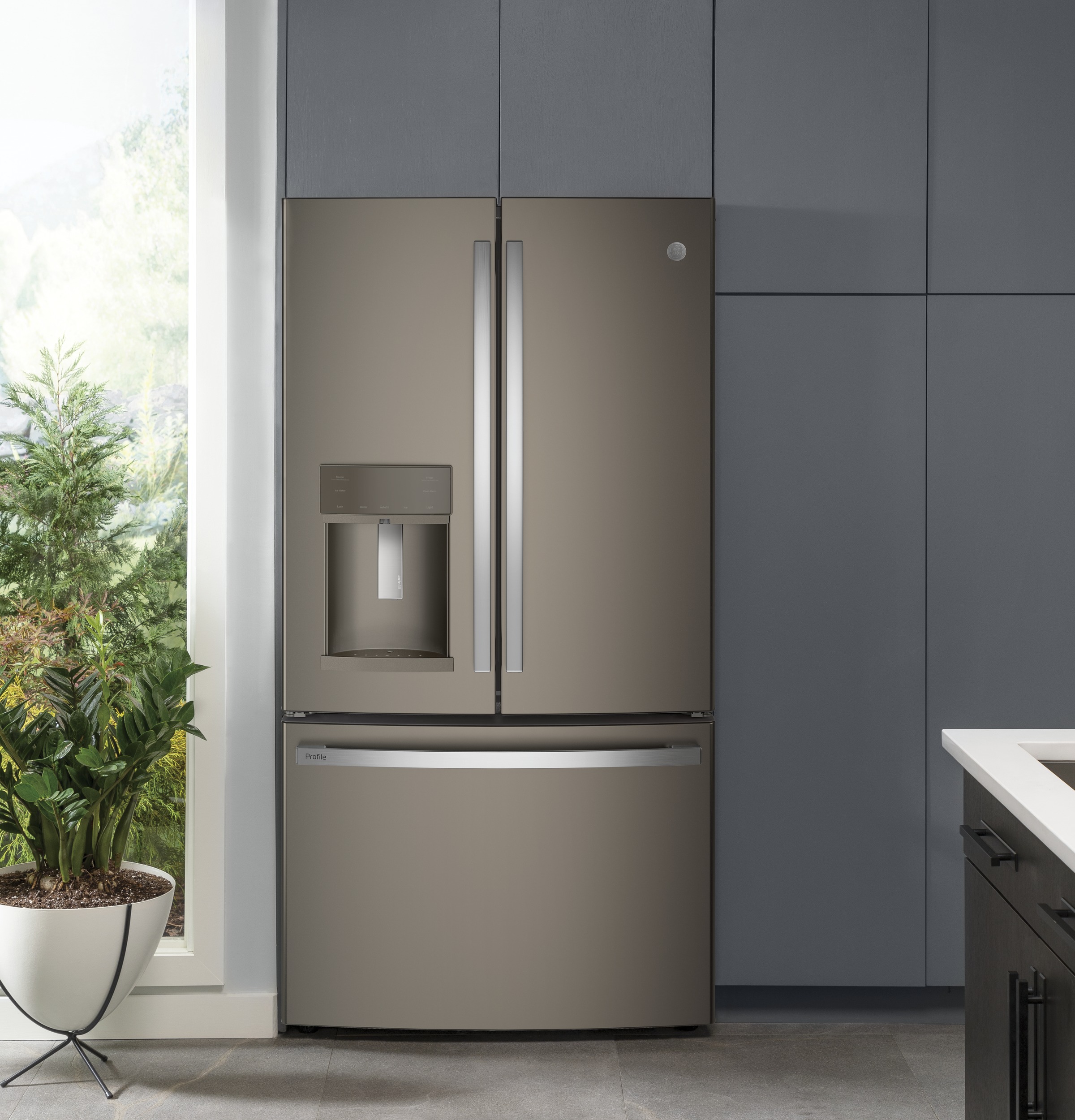 Series 27.7 Cu. Ft. French-Door Refrigerator with Hands-Free AutoFill PFE28KMKES