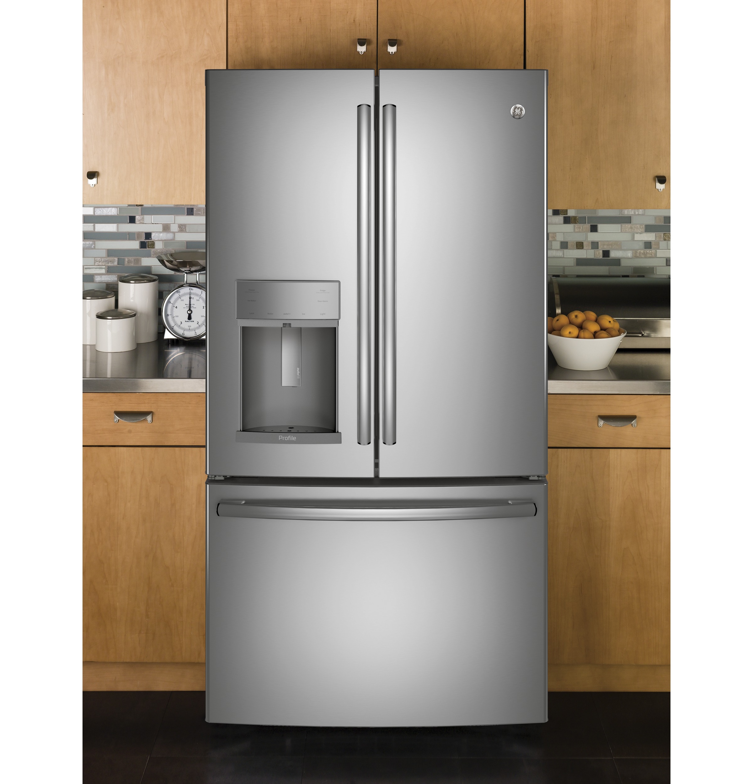 Series 27.7 Cu. Ft. French-Door Refrigerator with Hands-Free AutoFill PFE28KSKSS