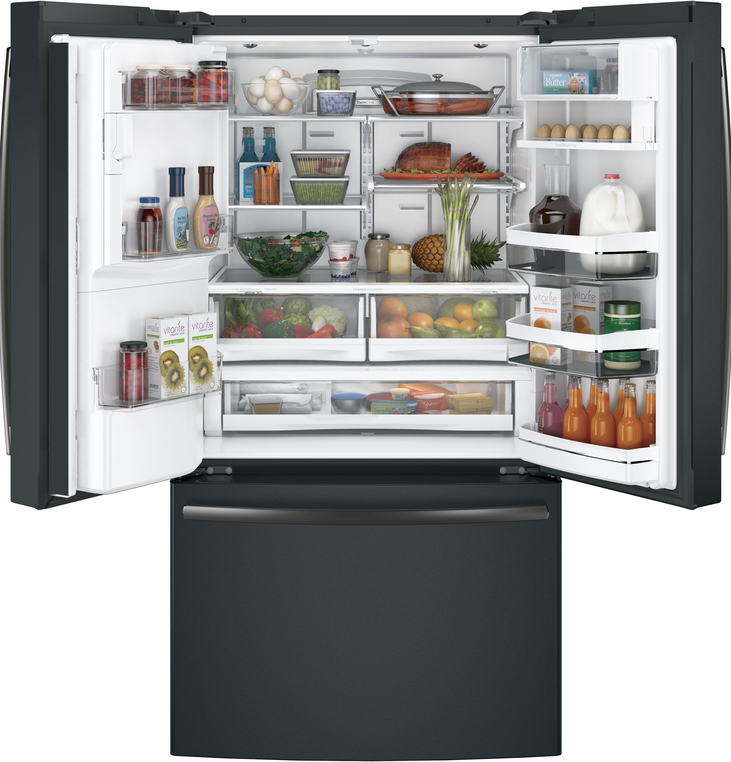 Series 27.8 Cu. Ft. French-Door Refrigerator with Keurig K-Cup Brewing System PFE28PELDS