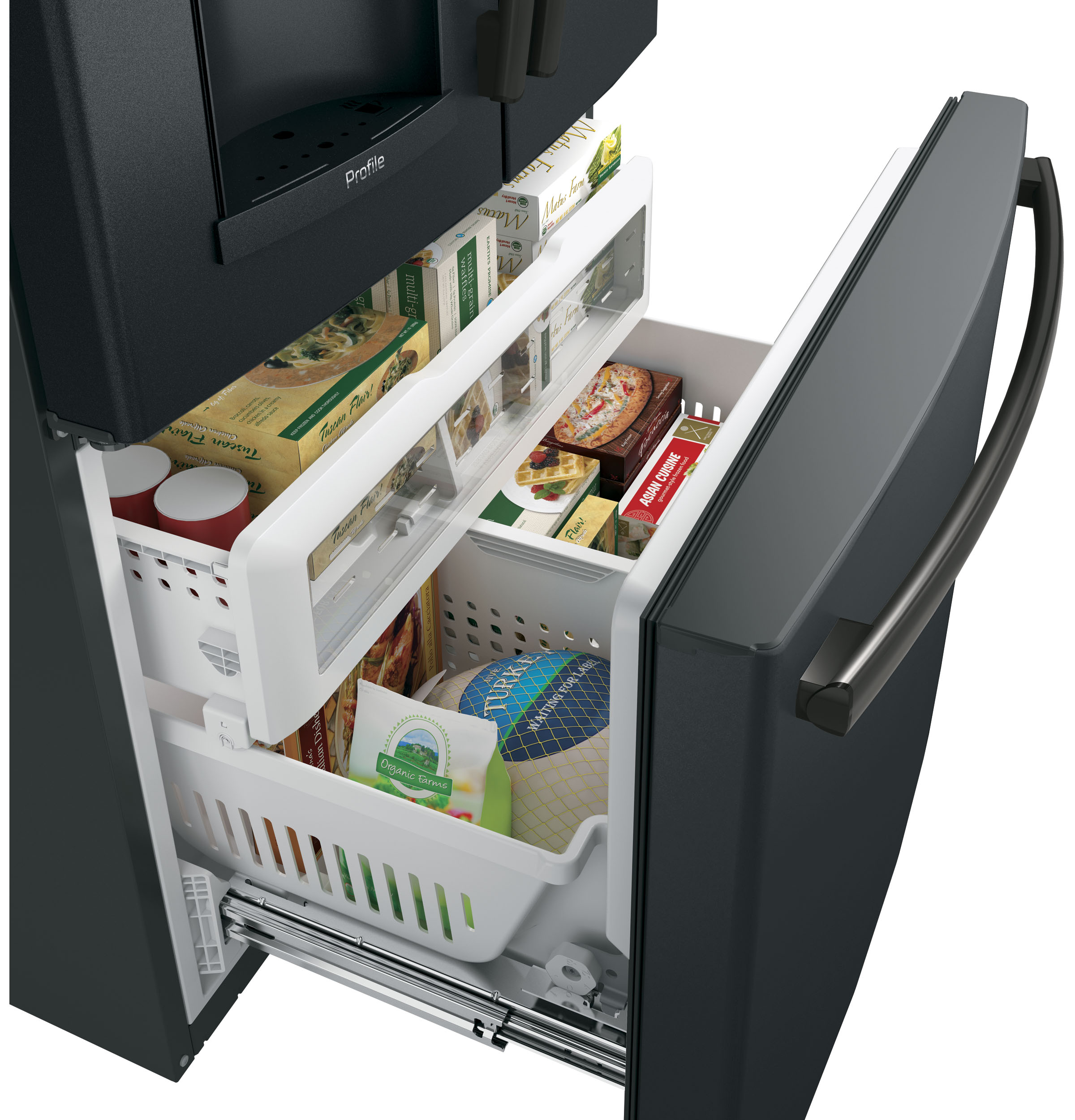 Series 27.8 Cu. Ft. French-Door Refrigerator with Keurig K-Cup Brewing System PFE28PELDS