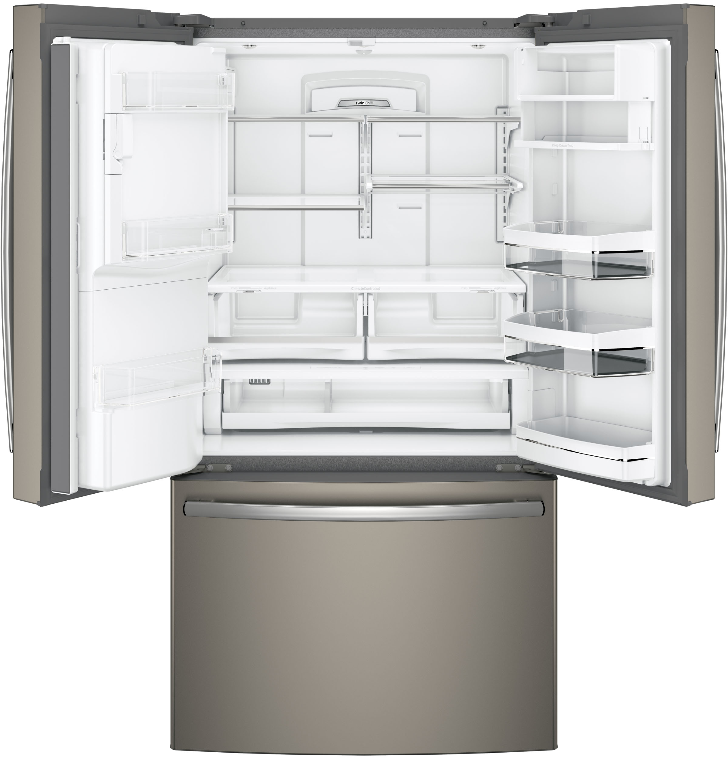 Series 27.7 Cu. Ft. French-Door Refrigerator with Keurig K-Cup Brewing System PFE28PMKES