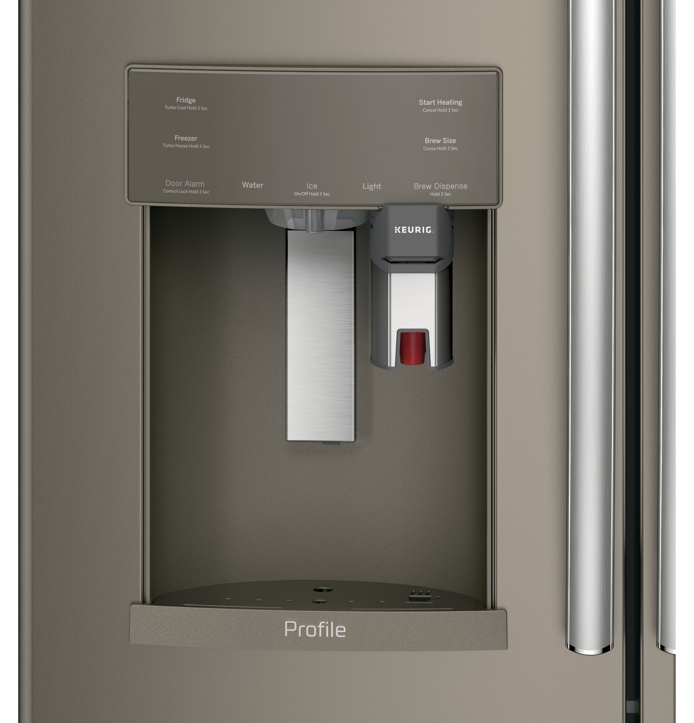 Series 27.7 Cu. Ft. French-Door Refrigerator with Keurig K-Cup Brewing System PFE28PMKES