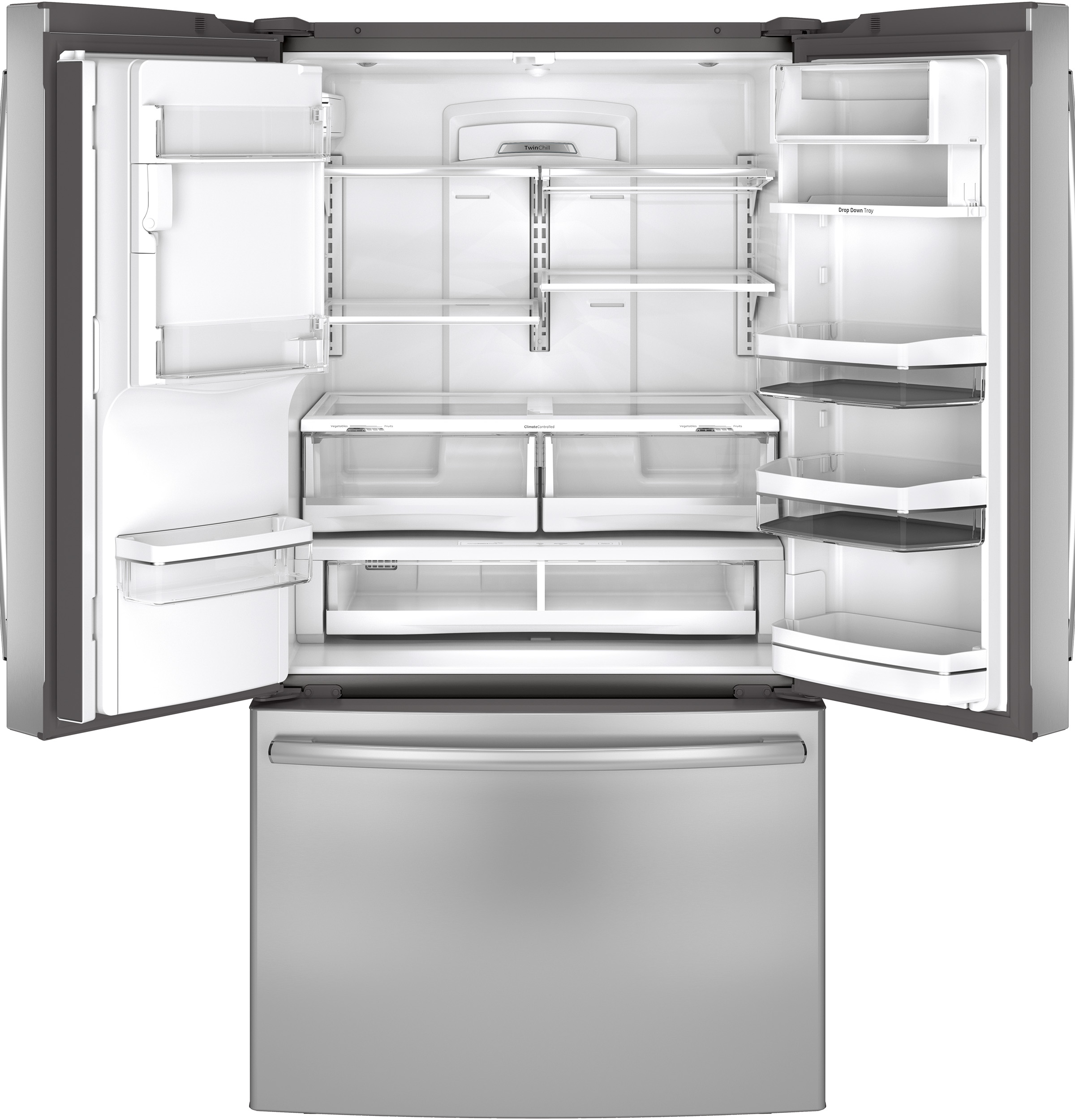 Series 27.7 Cu. Ft. French-Door Refrigerator PFE28RSHSS