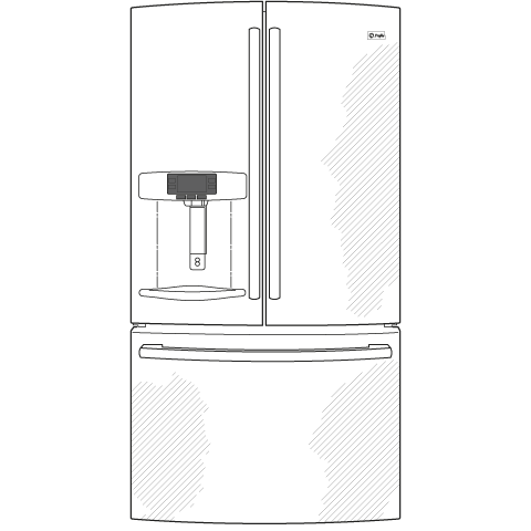 Series 28.6 Cu. Ft. French-Door Refrigerator PFE29PSDSS