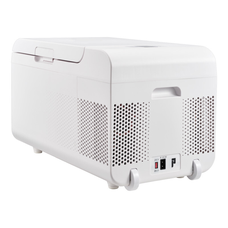 Rolling Fridge-Freezer Portable Casters Retractable Handle 0.7cf 12/110V PFF07, product image 14 of 19