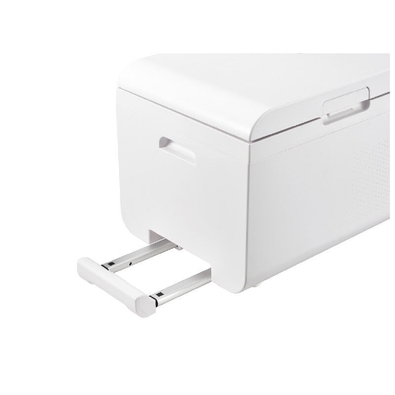 Rolling Fridge-Freezer Portable Casters Retractable Handle 0.7cf 12/110V PFF07, product image 15 of 19