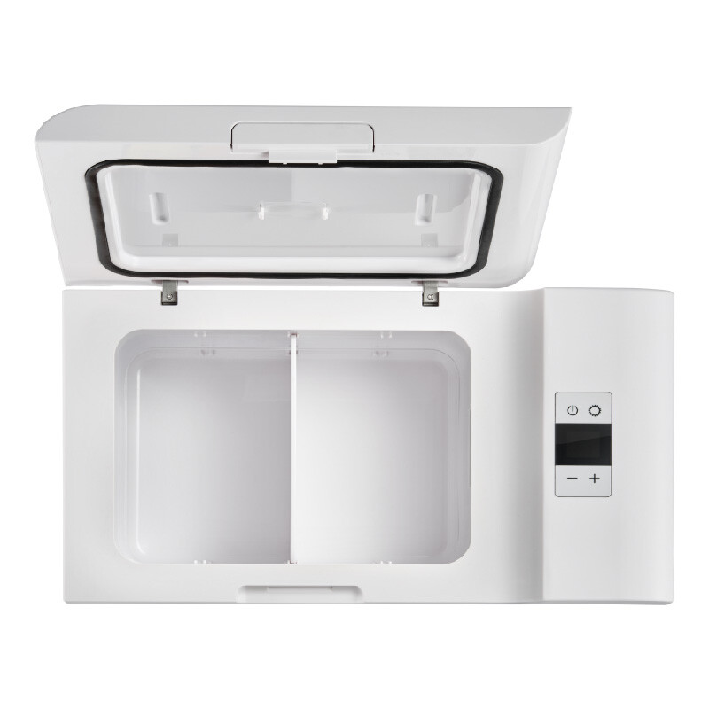 Rolling Fridge-Freezer Portable Casters Retractable Handle 0.7cf 12/110V PFF07, product image 16 of 19