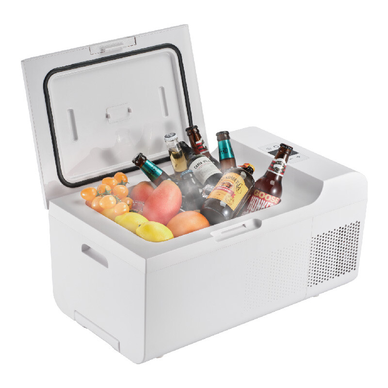 Rolling Fridge-Freezer Portable Casters Retractable Handle 0.7cf 12/110V PFF07, product image 19 of 19