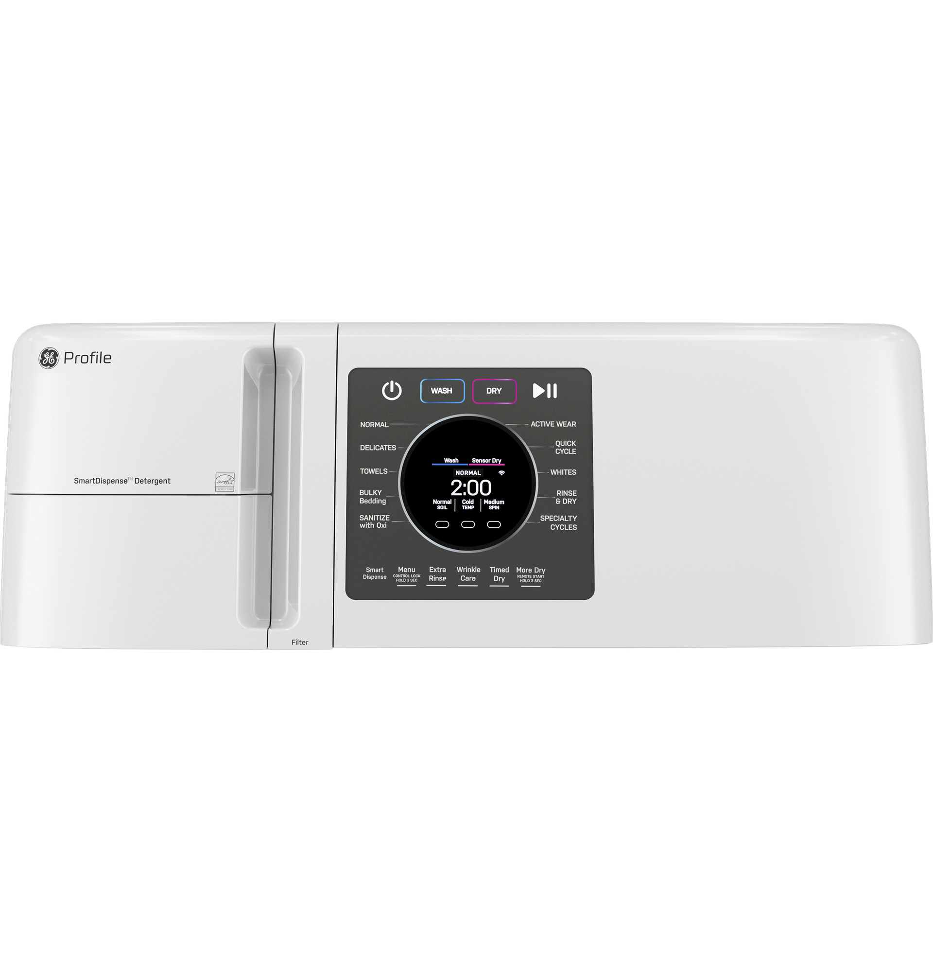 4.6 cu. ft. Capacity UltraFast Combo with Ventless Inverter Heat Pump Technology Washer/Dryer PFQ83HSHWWW