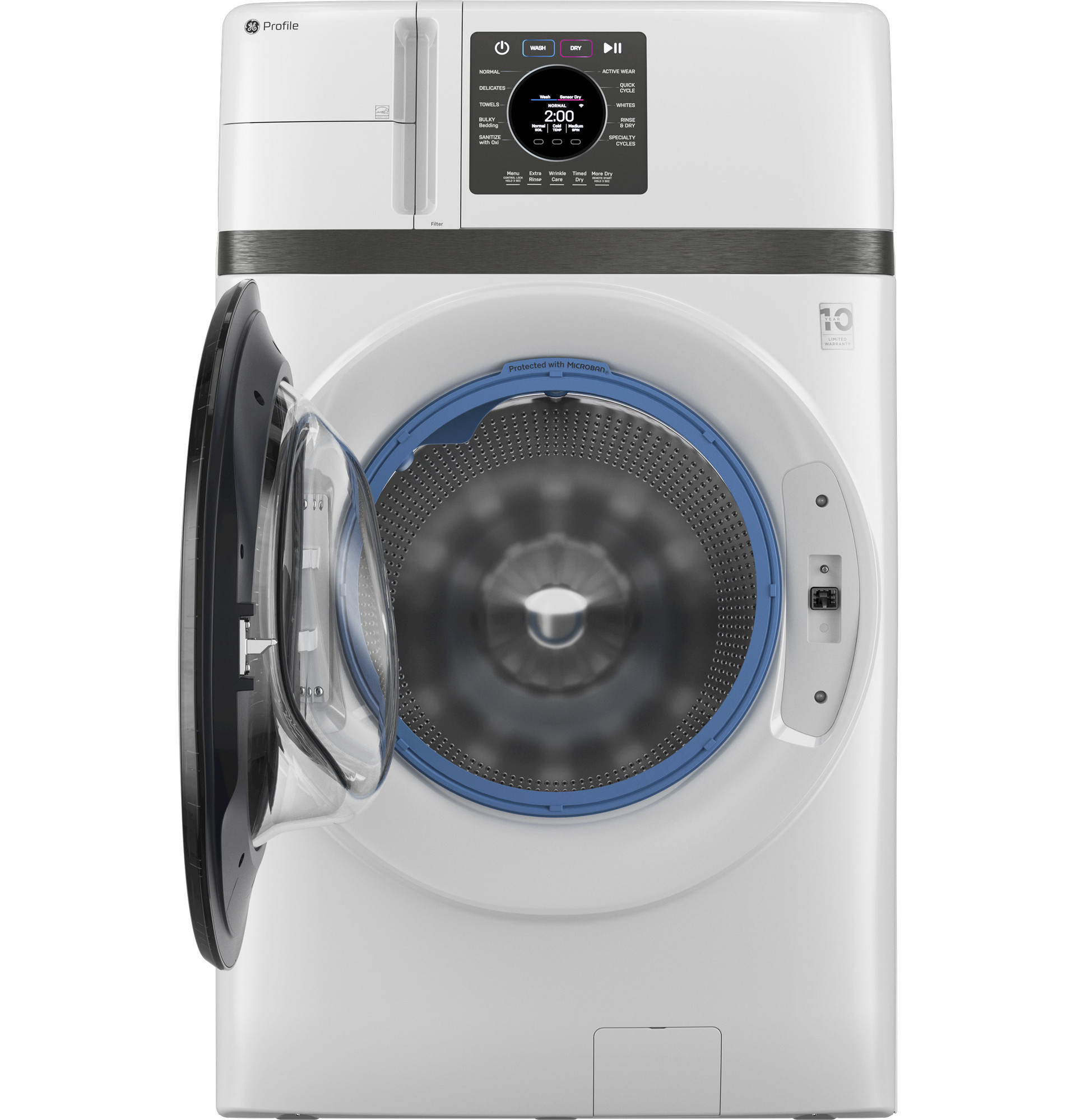 4.6 cu. ft. Capacity UltraFast Combo with Ventless Inverter Heat Pump Technology Washer/Dryer PFQ83HSHWWW