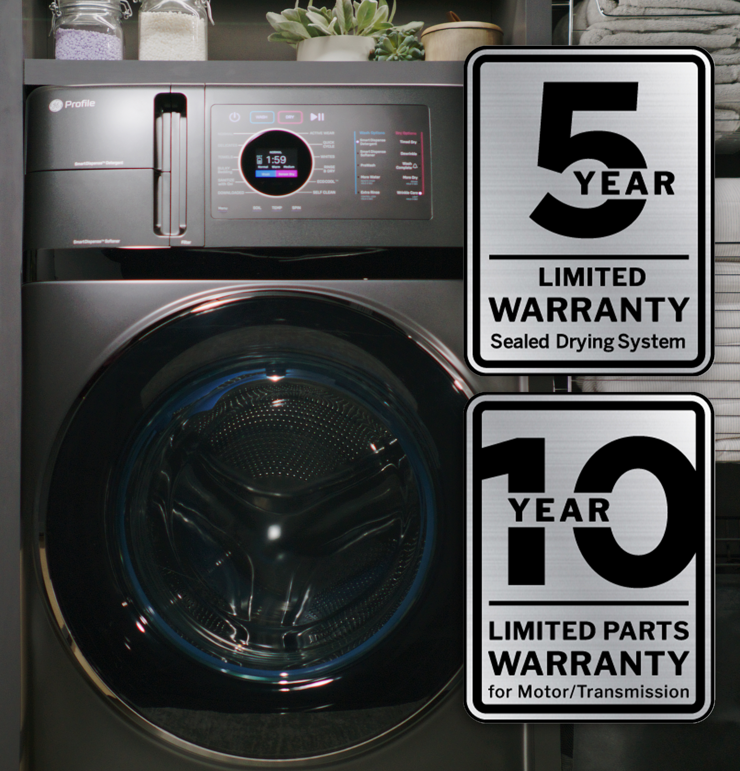 4.6 cu. ft. Capacity UltraFast Combo with Ventless Inverter Heat Pump Technology Washer/Dryer view 13
