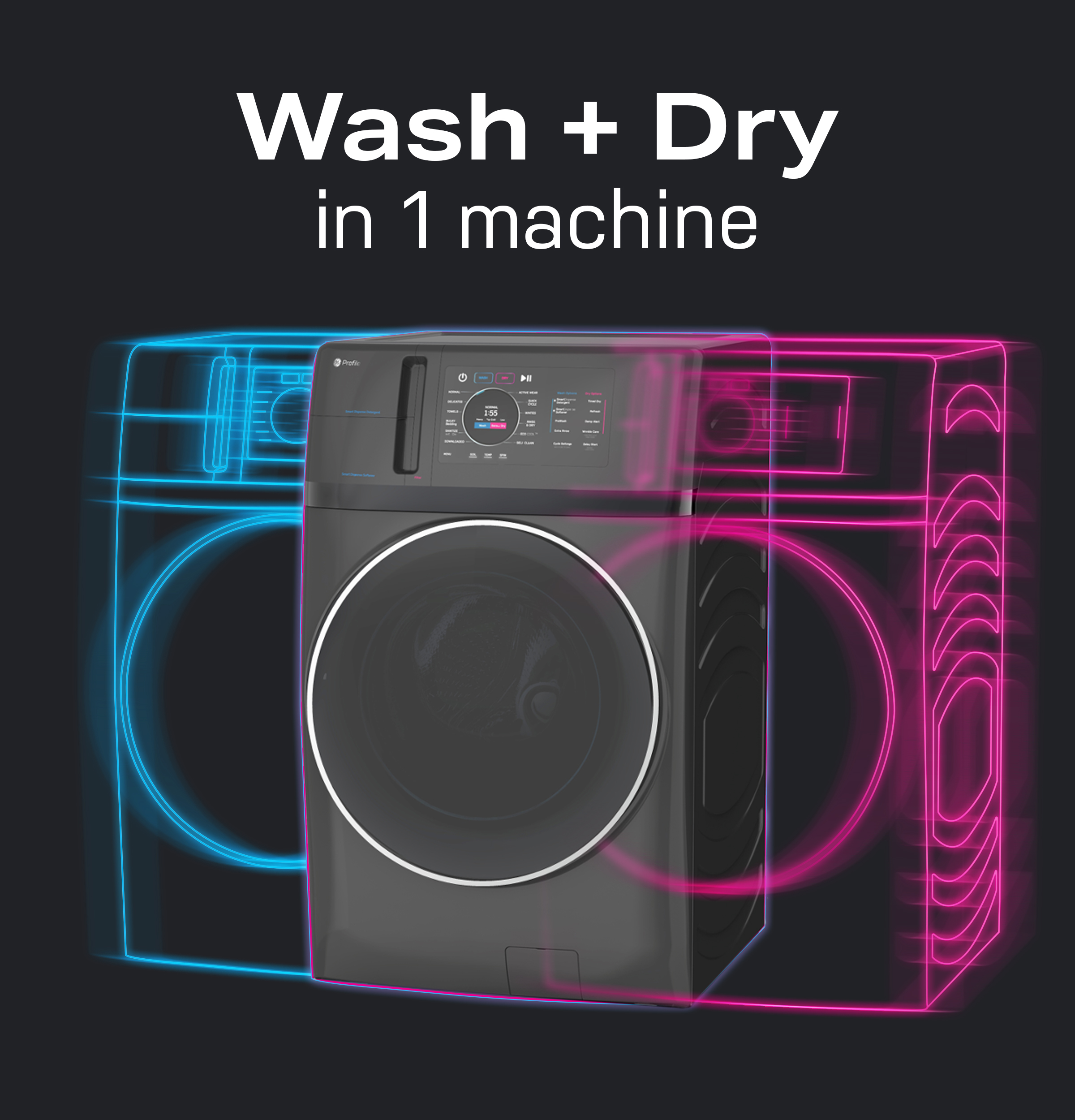 4.6 cu. ft. Capacity UltraFast Combo with Ventless Inverter Heat Pump Technology Washer/Dryer view 7