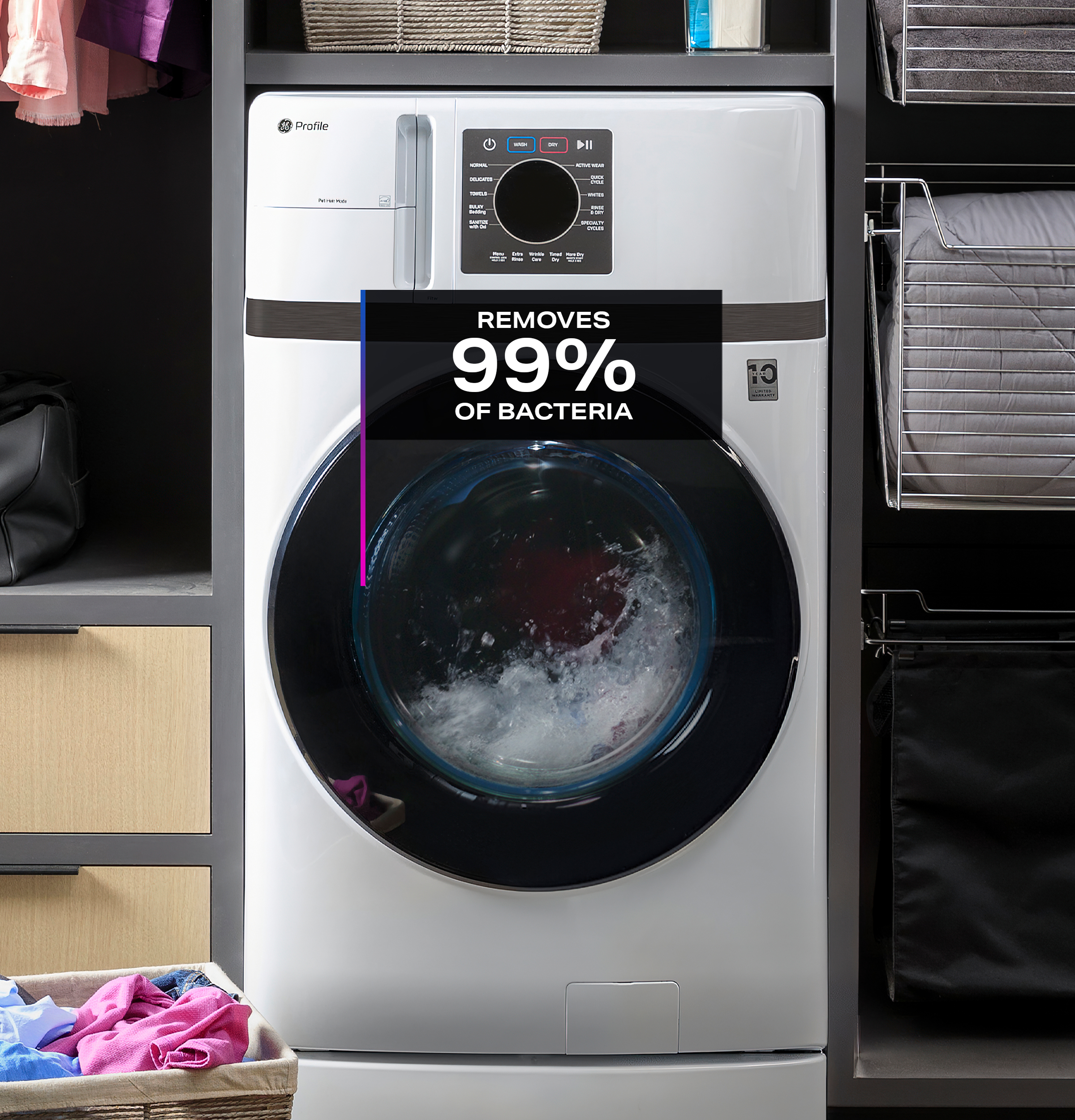4.6 cu. ft. Capacity UltraFast Combo with Ventless Inverter Heat Pump Technology Washer/Dryer view 27