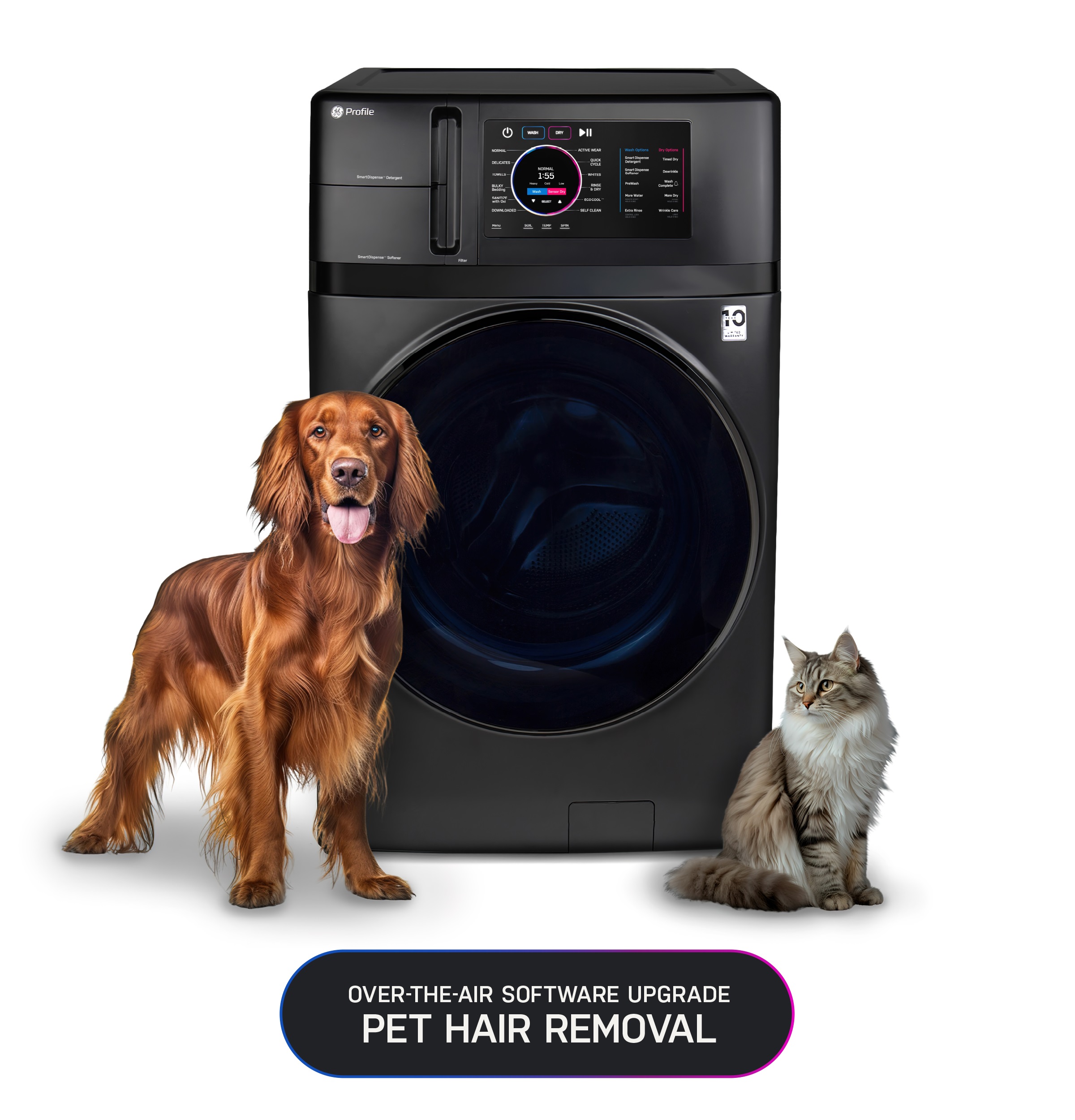 4.8 cu. ft. Capacity UltraFast Combo with Ventless Inverter Heat Pump Technology Washer/Dryer view 25