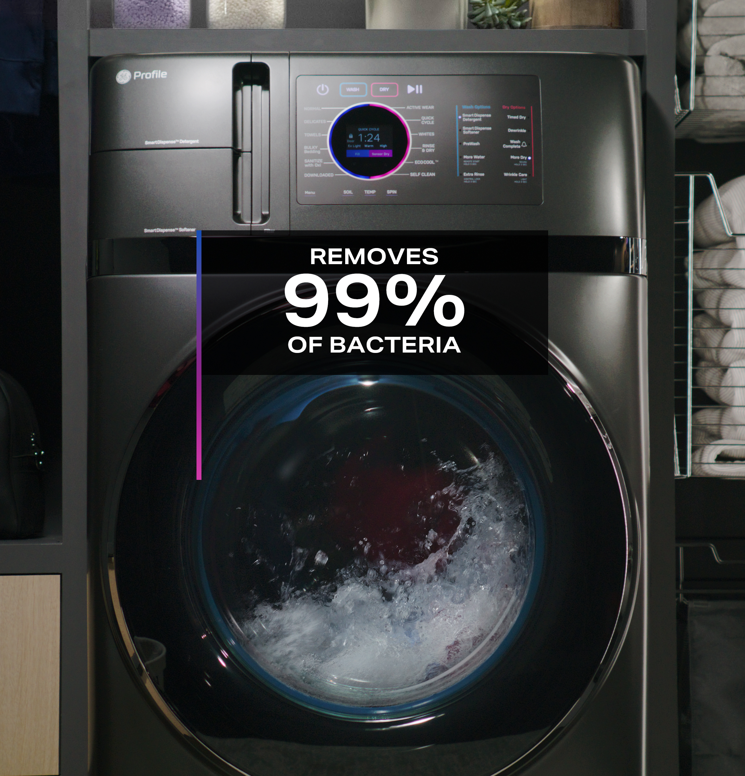 4.8 cu. ft. Capacity UltraFast Combo with Ventless Inverter Heat Pump Technology Washer/Dryer view 17