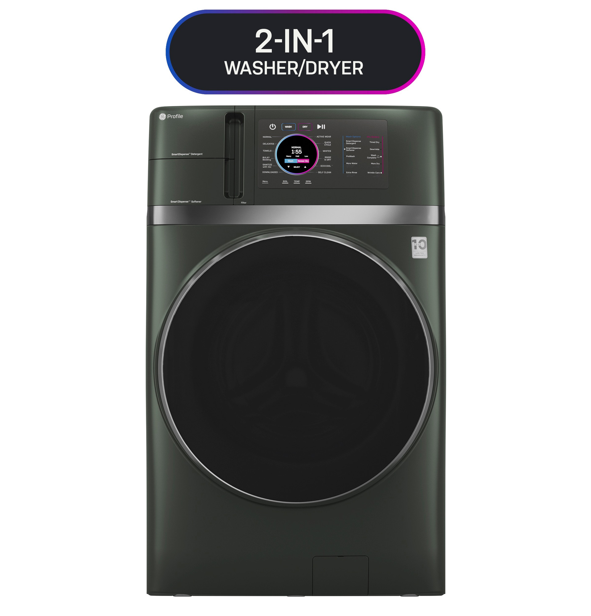 4.8 cu. ft. Capacity UltraFast Combo with Ventless Inverter Heat Pump Technology Washer/Dryer view 14