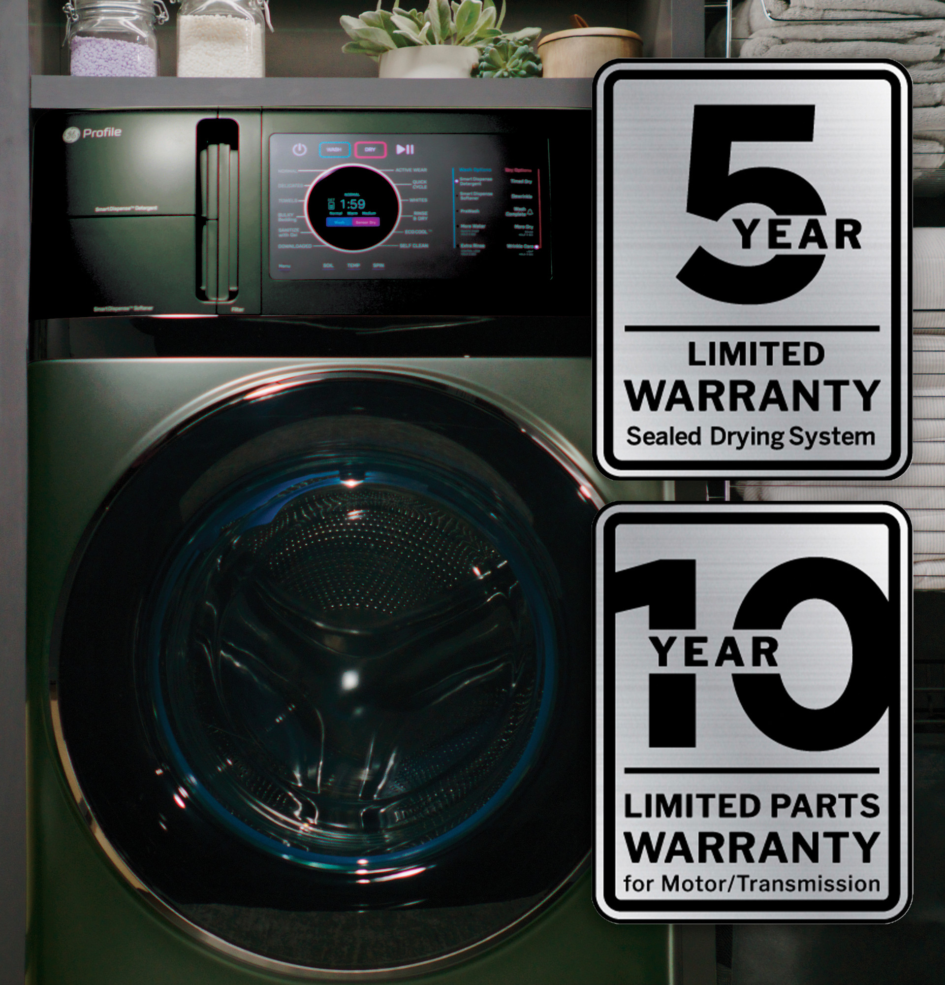 4.8 cu. ft. Capacity UltraFast Combo with Ventless Inverter Heat Pump Technology Washer/Dryer view 8