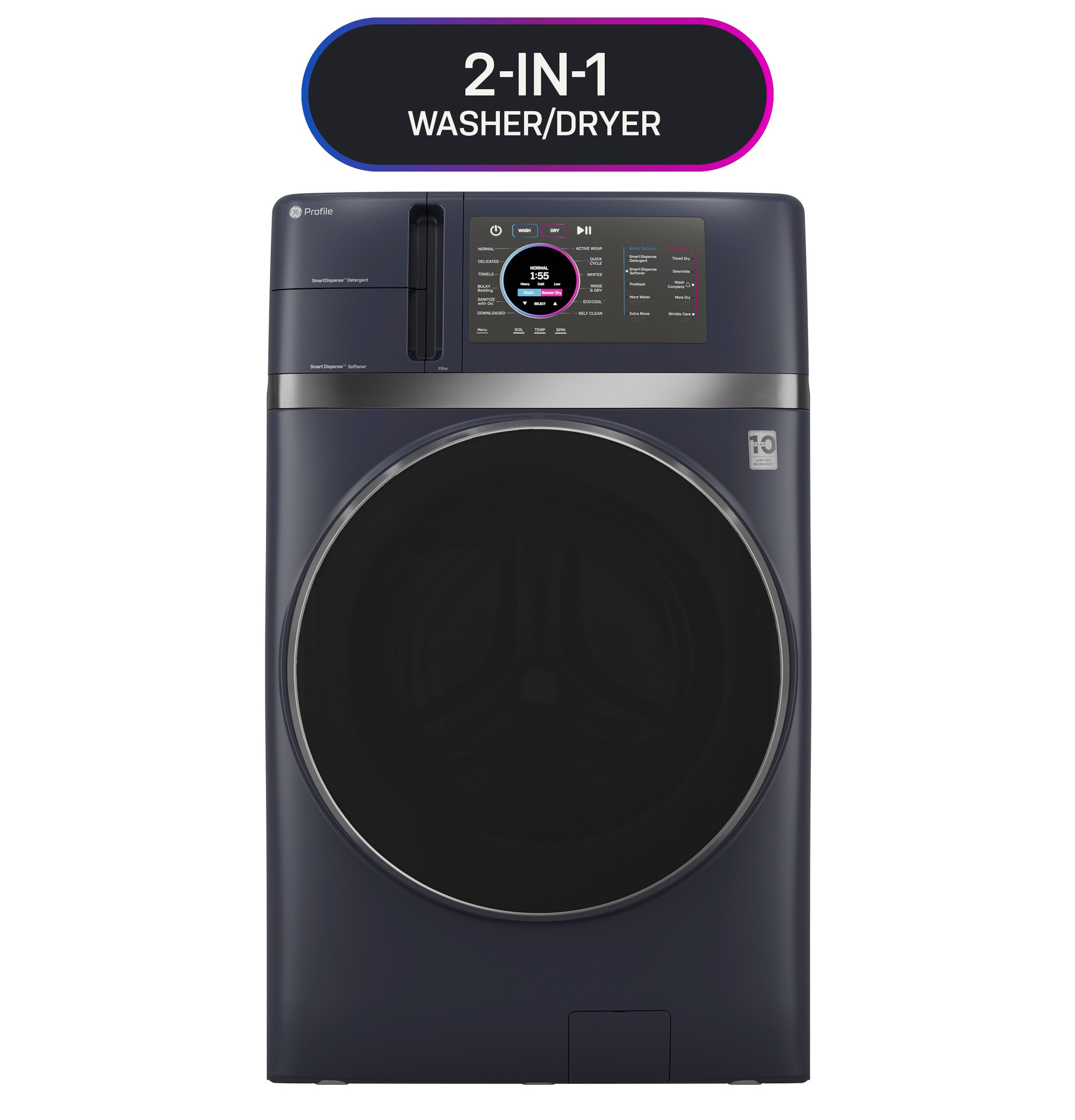 4.8 cu. ft. Capacity UltraFast Combo with Ventless Inverter Heat Pump Technology Washer/Dryer view 14