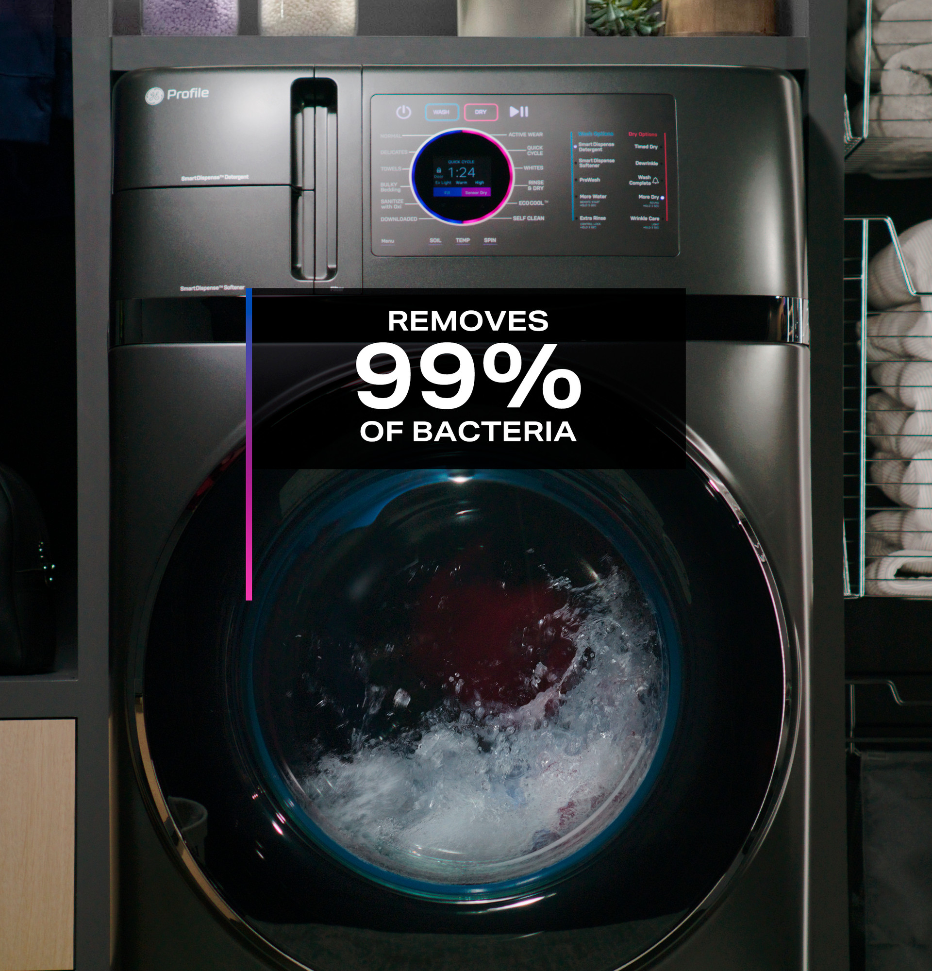 4.8 cu. ft. Capacity UltraFast Combo with Ventless Inverter Heat Pump Technology Washer/Dryer view 15