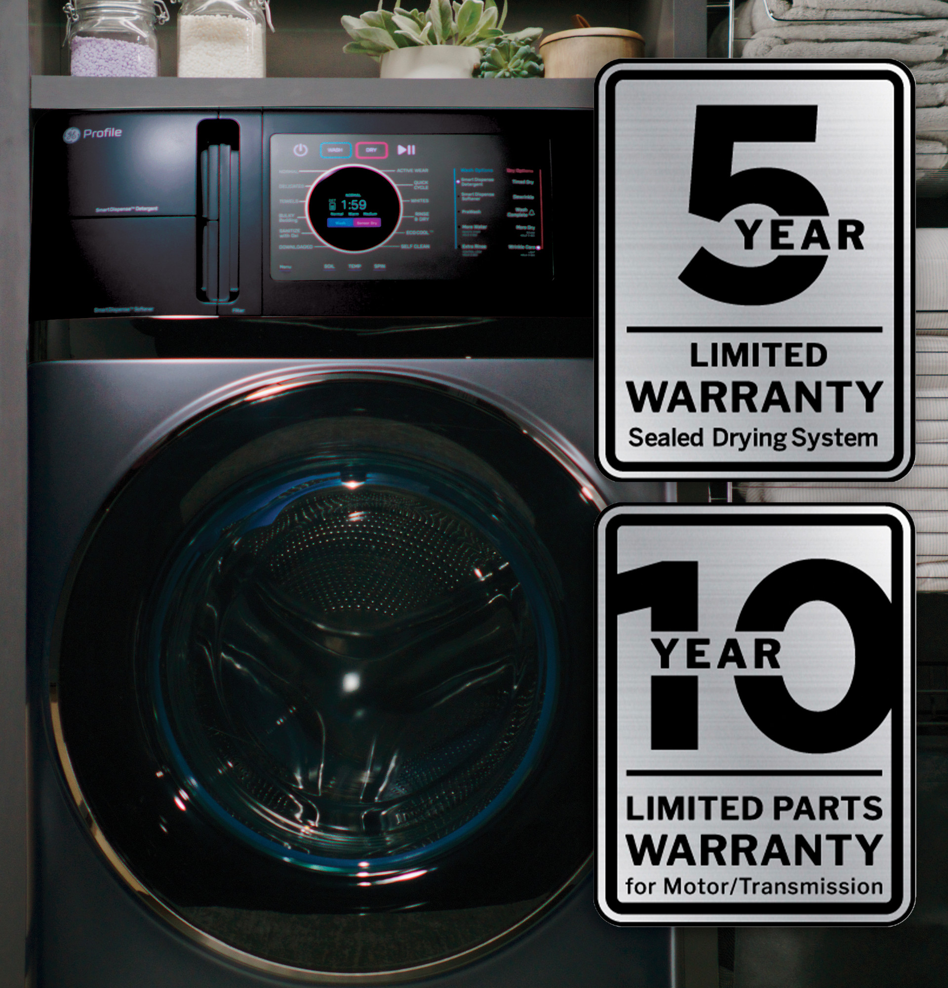 4.8 cu. ft. Capacity UltraFast Combo with Ventless Inverter Heat Pump Technology Washer/Dryer view 8