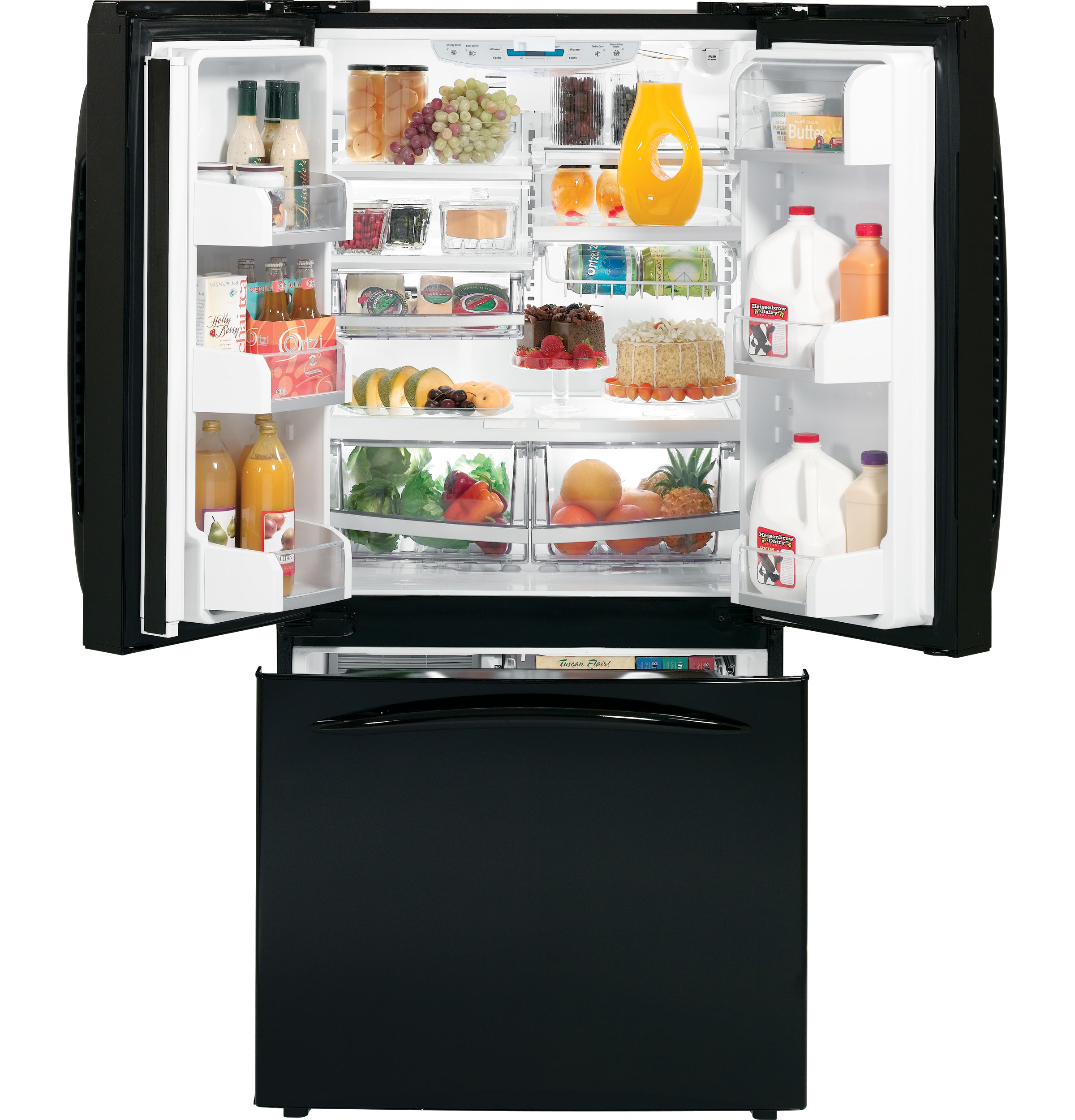 22.2 Cu. Ft. Bottom-Freezer Refrigerator with Internal Dispenser PFSF2MIXBB