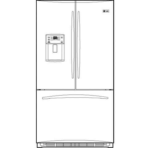 22.1 Cu. Ft. Refrigerator PFSF2MJXBB