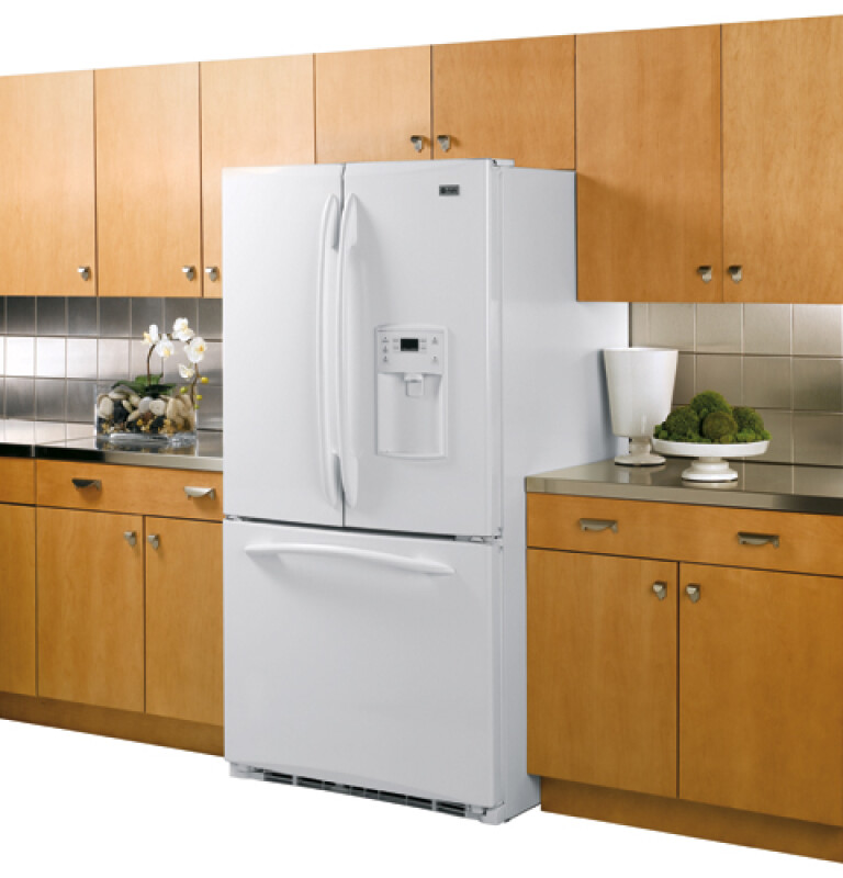 GE Profile 25.1 Cu. Ft. French-Door Refrigerator White PFSF5NJWWW Picture 1