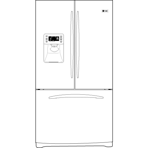 25.8 Cu. Ft. French-Door Refrigerator PFSF6PKWBB