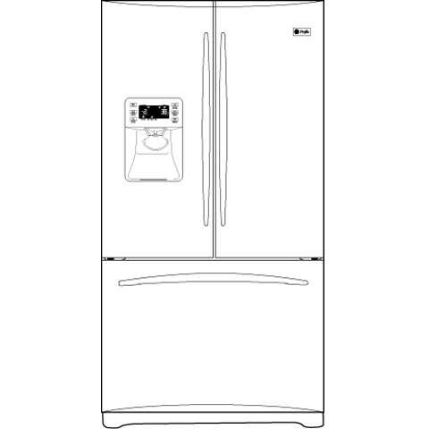 25.8 Cu. Ft. French-Door Refrigerator PFSF6PKXWW