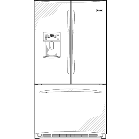 22.2 Cu. Ft. Refrigerator PFSS2MJXSS