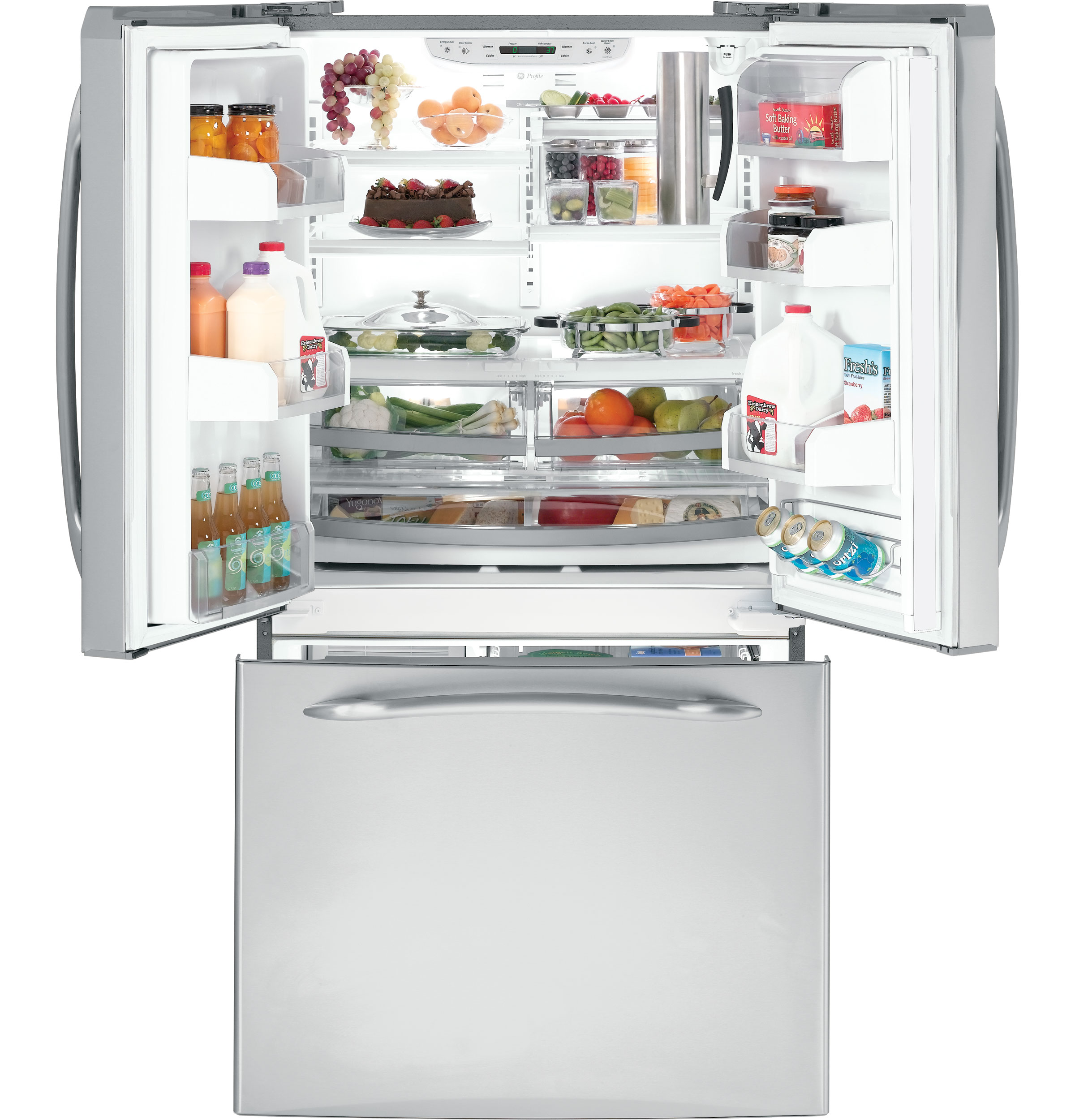 25.1 Cu. Ft. French-Door Refrigerator with Icemaker PFSS5NFXSS