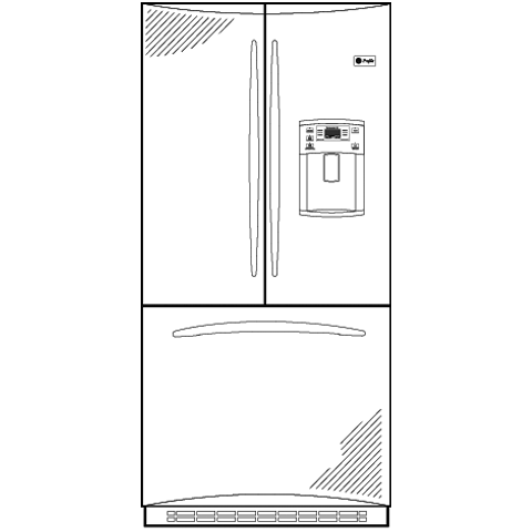 25.1 Cu. Ft. French-Door Refrigerator PFSS5PJYSS