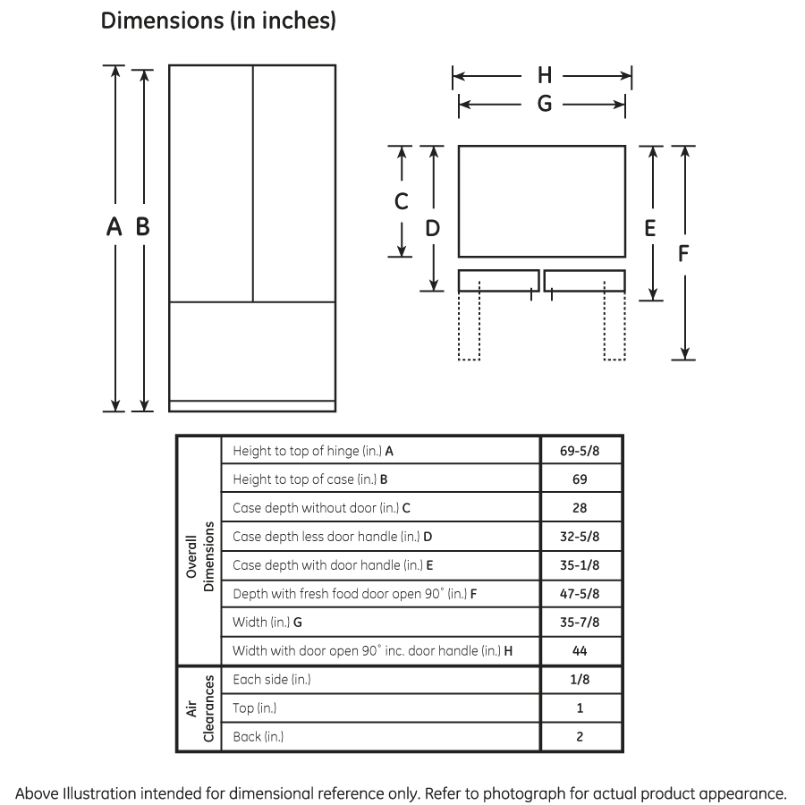25.1 Cu. Ft. French-Door Refrigerator PFSS5PJYSS