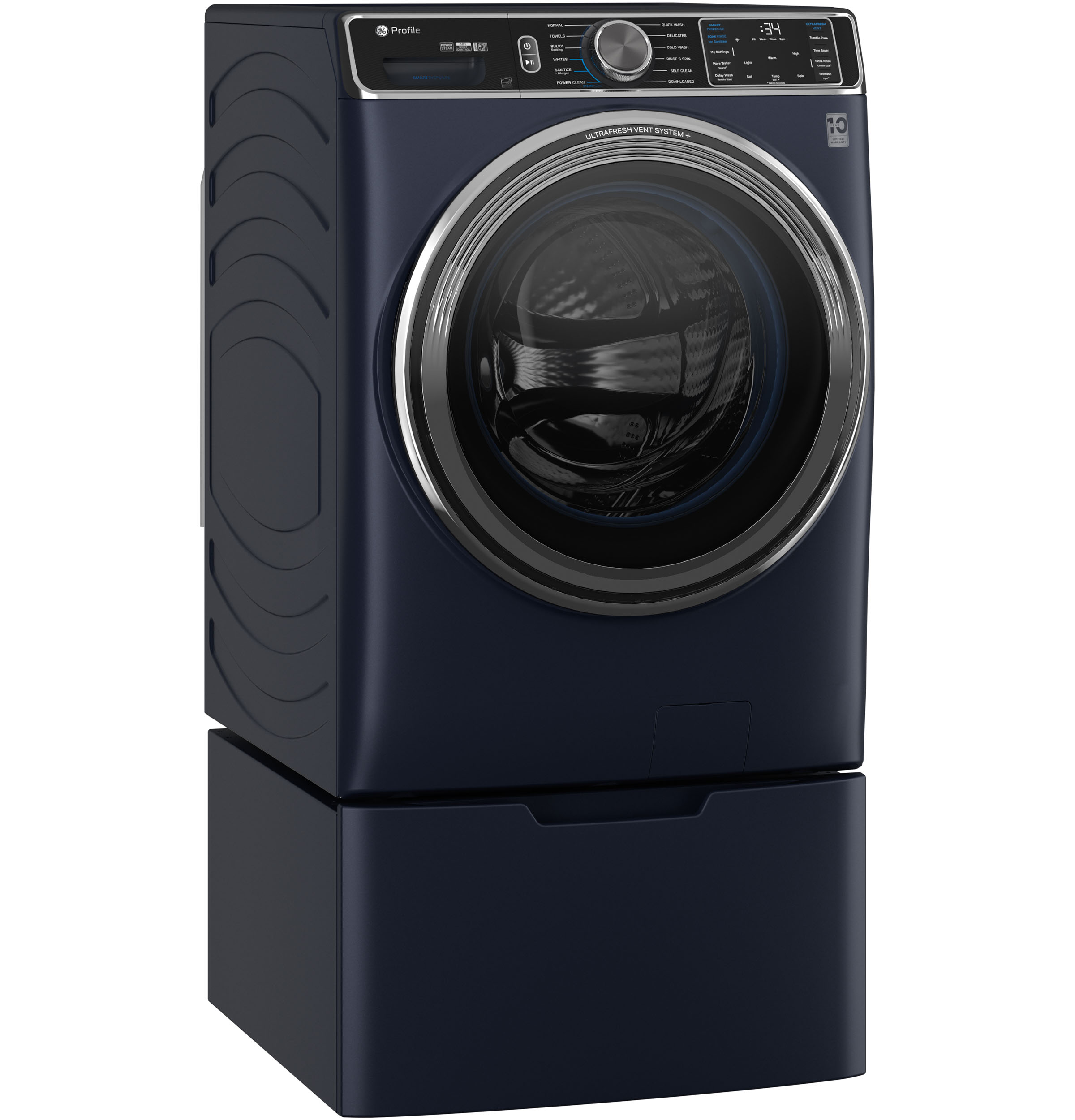 5.3 cu. ft. Capacity Smart Front Load Washer with UltraFresh Vent System+ with OdorBlock view 11