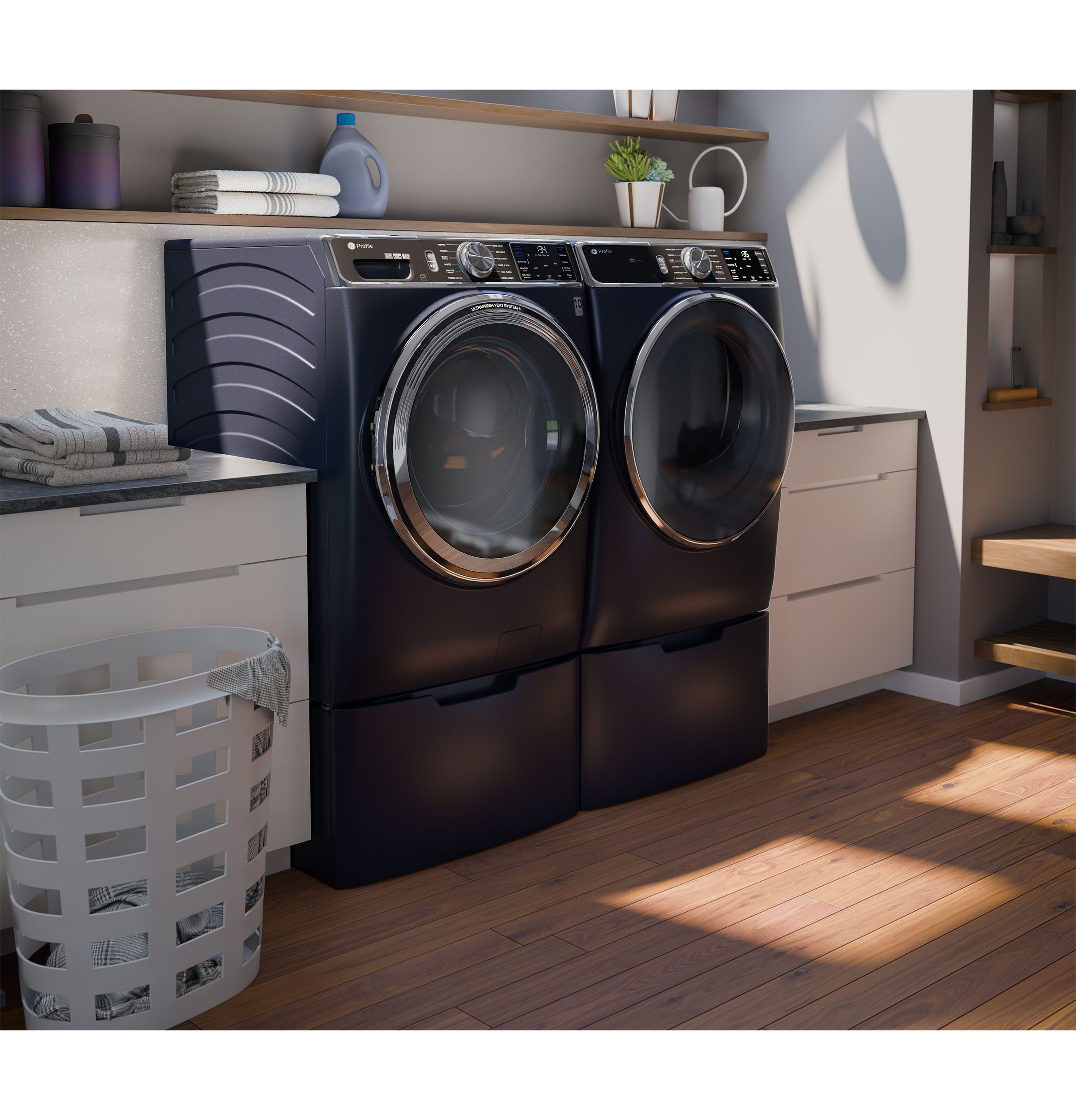 5.3 cu. ft. Capacity Smart Front Load Washer with UltraFresh Vent System+ with OdorBlock view 9