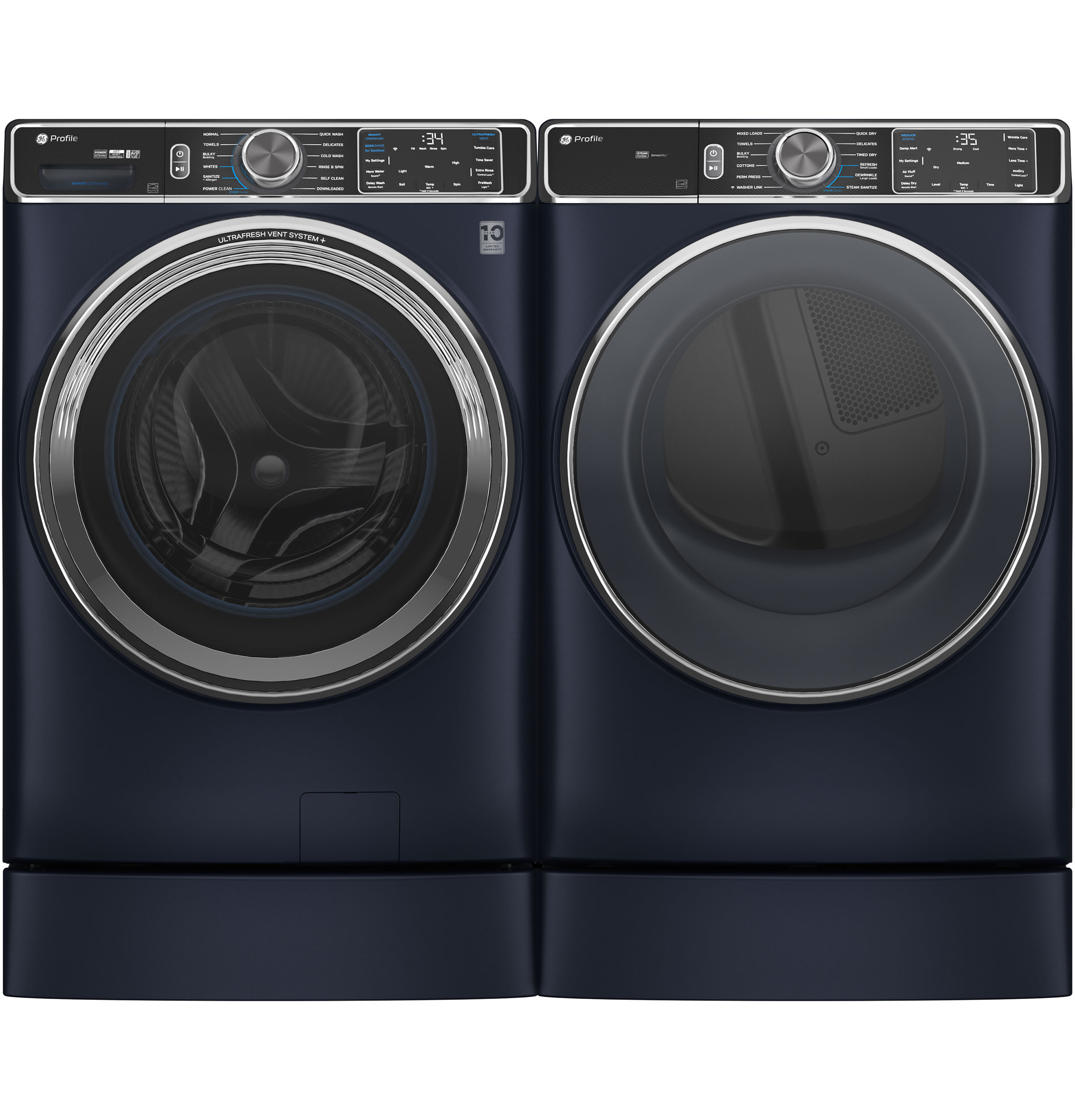 5.3 cu. ft. Capacity Smart Front Load Washer with UltraFresh Vent System+ with OdorBlock view 8