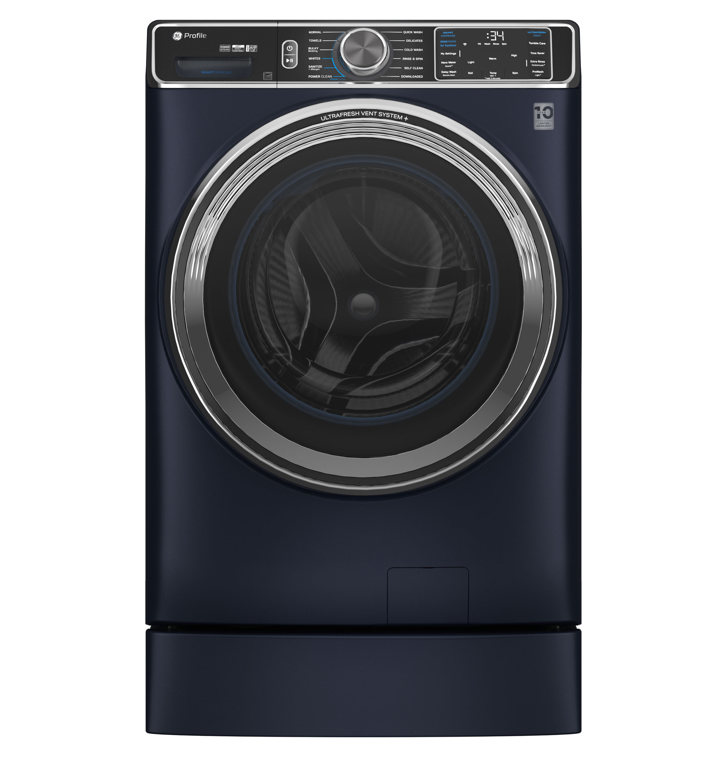 5.3 cu. ft. Capacity Smart Front Load Washer with UltraFresh Vent System+ with OdorBlock view 7