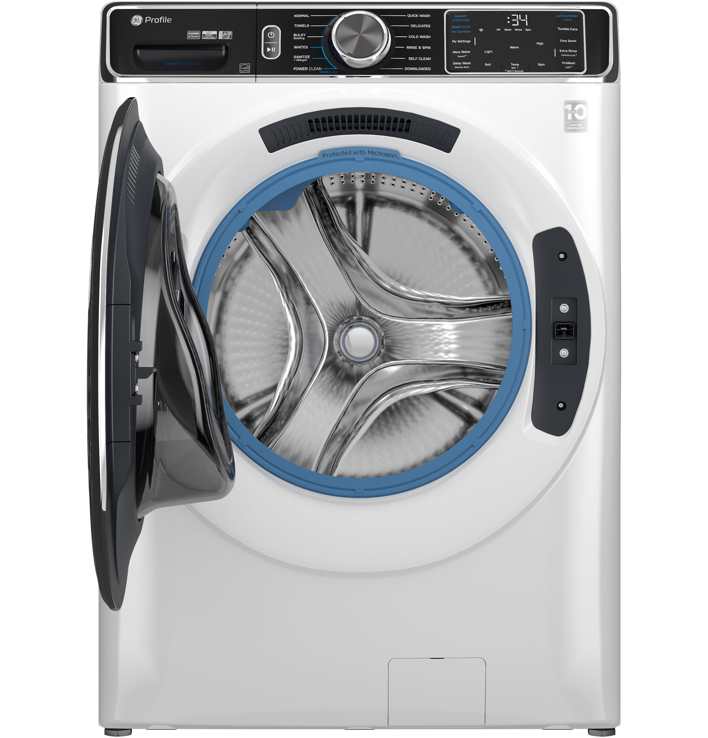 5.3 cu. ft. Capacity Smart Front Load Washer with UltraFresh Vent System+ with OdorBlock view 13