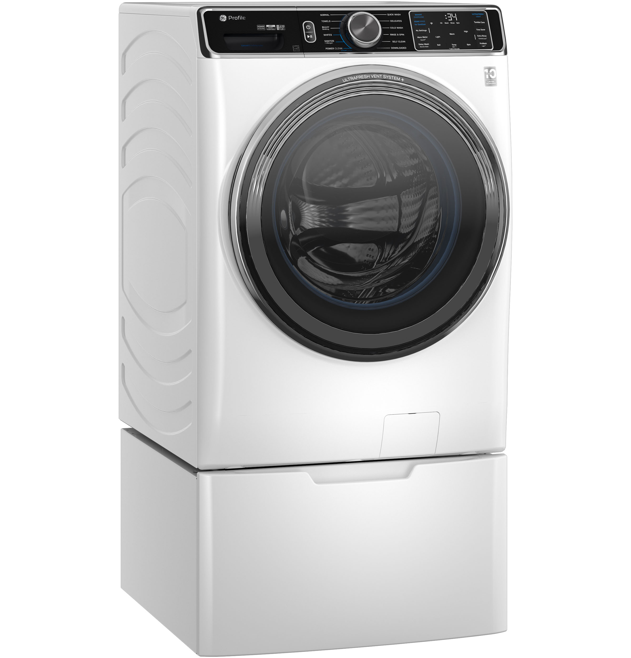 5.3 cu. ft. Capacity Smart Front Load Washer with UltraFresh Vent System+ with OdorBlock view 9