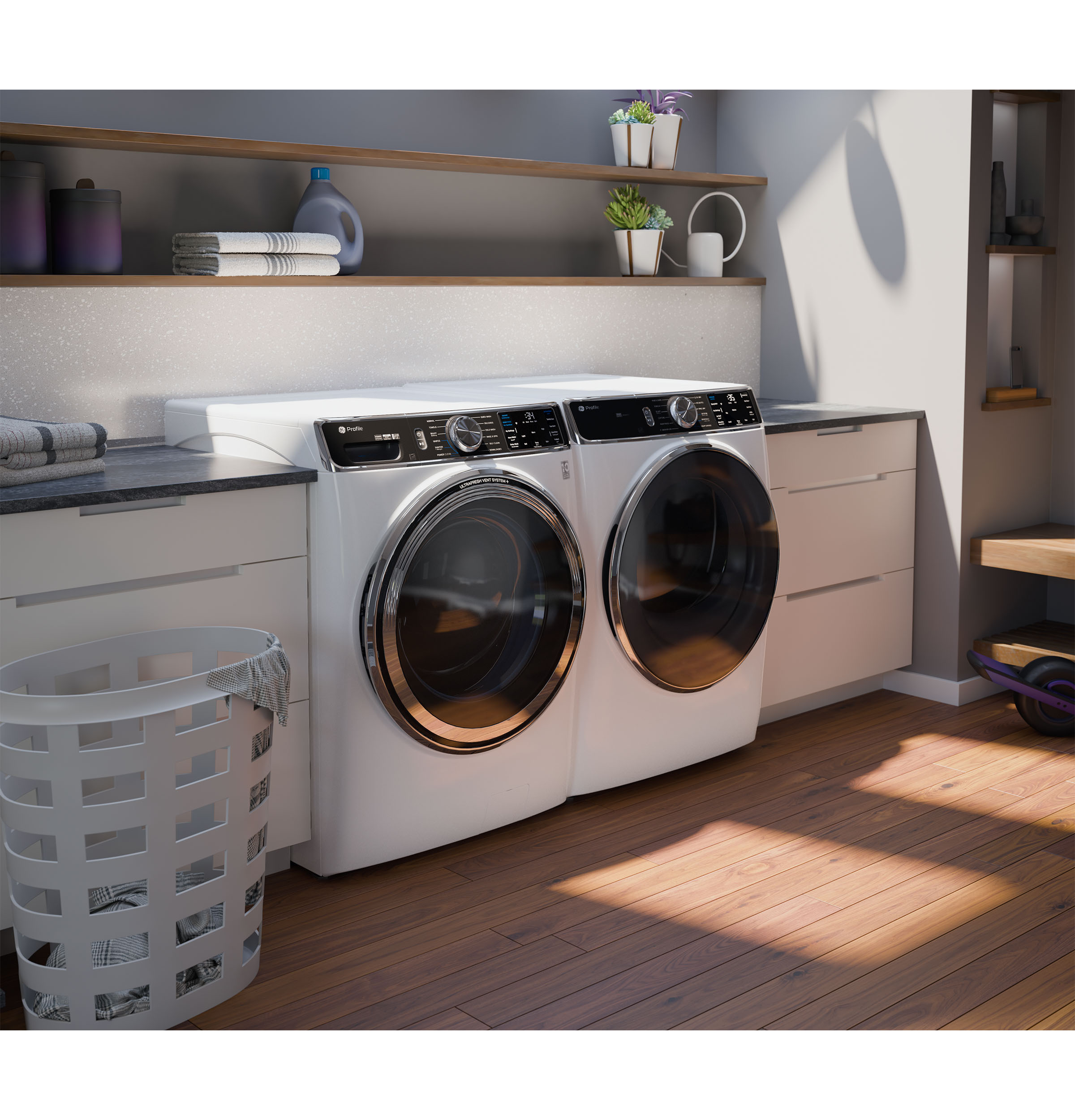 5.3 cu. ft. Capacity Smart Front Load Washer with UltraFresh Vent System+ with OdorBlock view 8