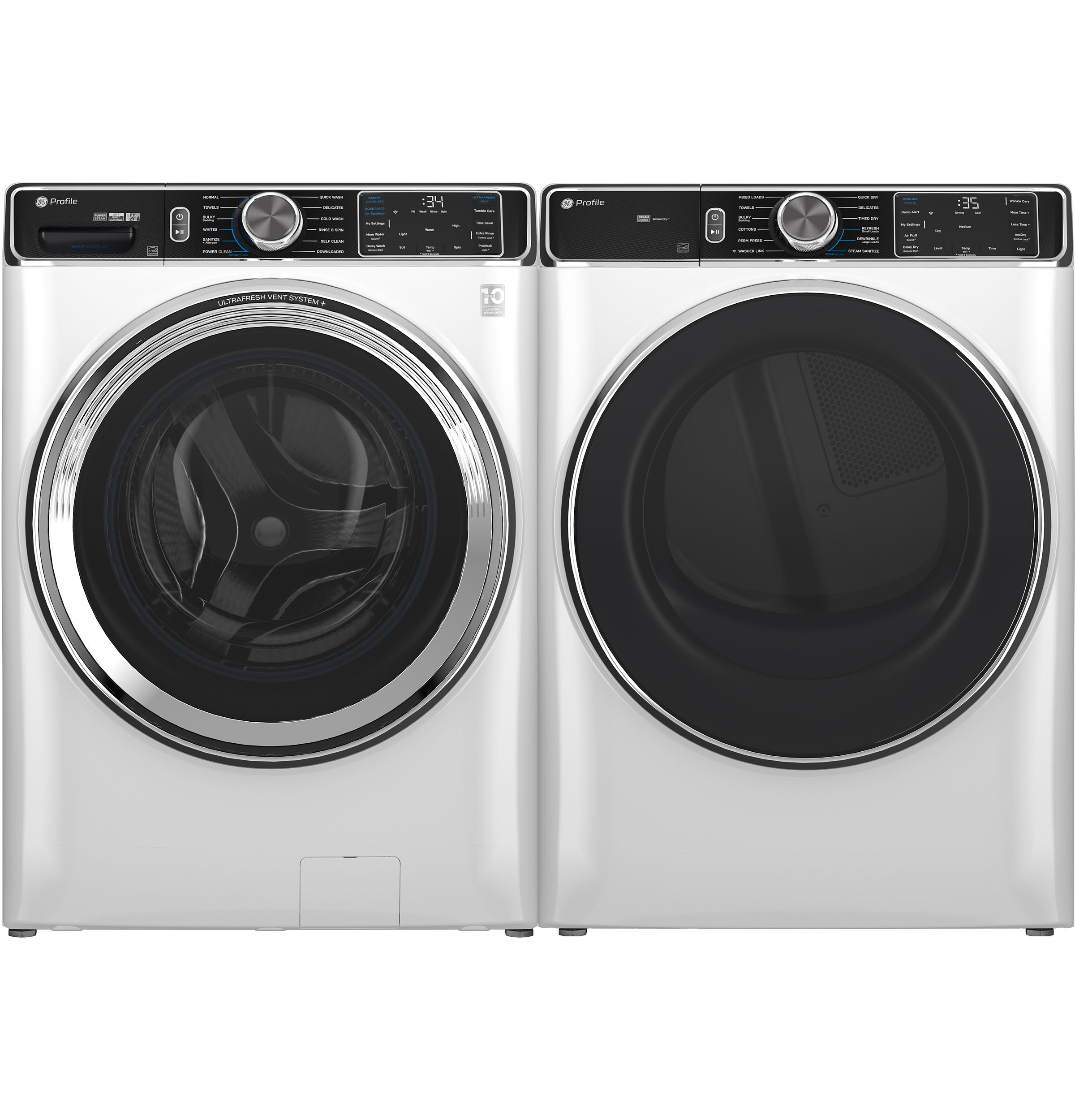 5.3 cu. ft. Capacity Smart Front Load Washer with UltraFresh Vent System+ with OdorBlock view 5