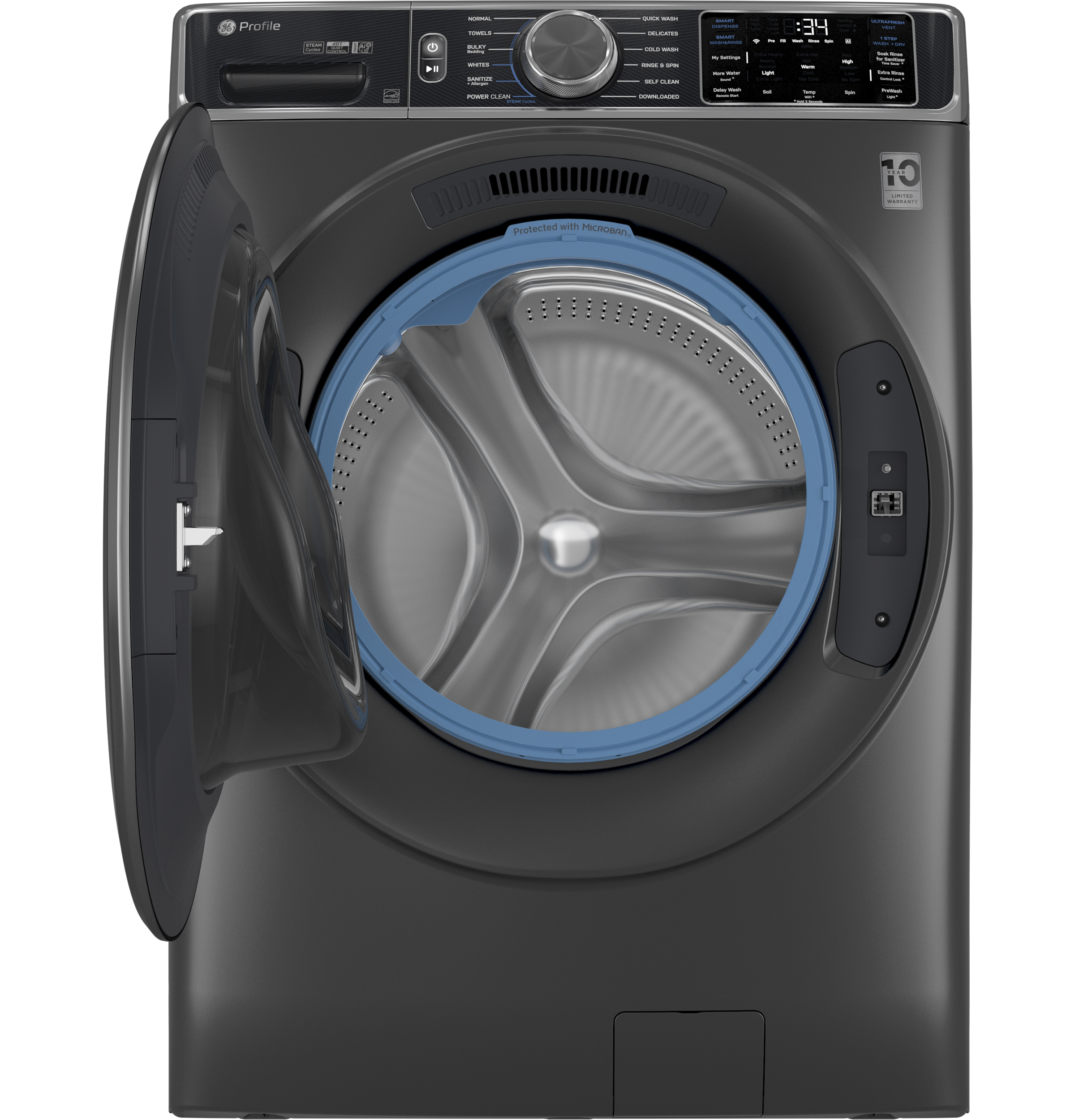 5.5 cu. ft. Capacity Smart Front Load Steam Washer with UltraFresh Vent System+ and Smart Wash & Smart Rinse view 14
